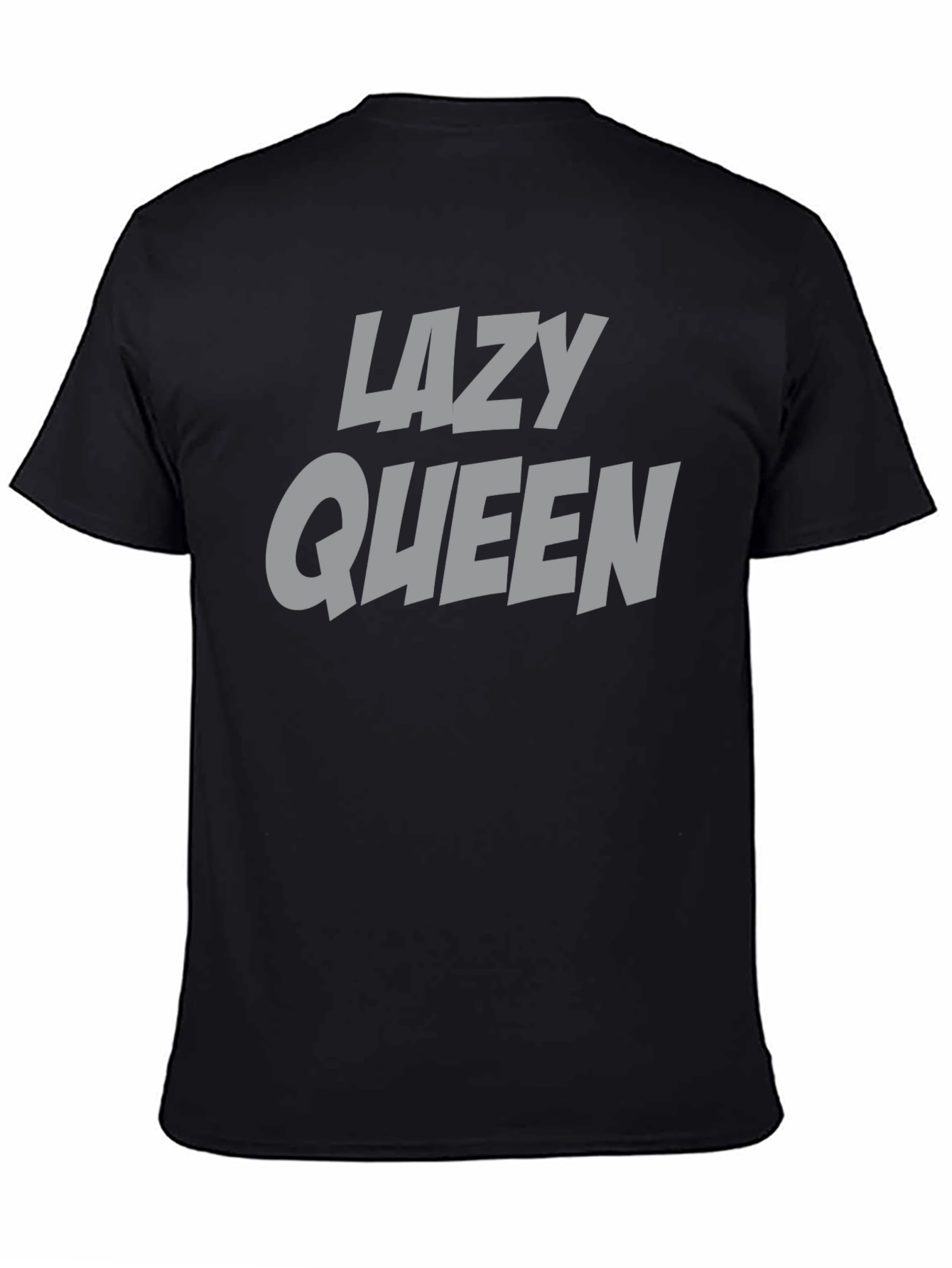 Lazy Queen Graphic Tee - Black T-Shirt