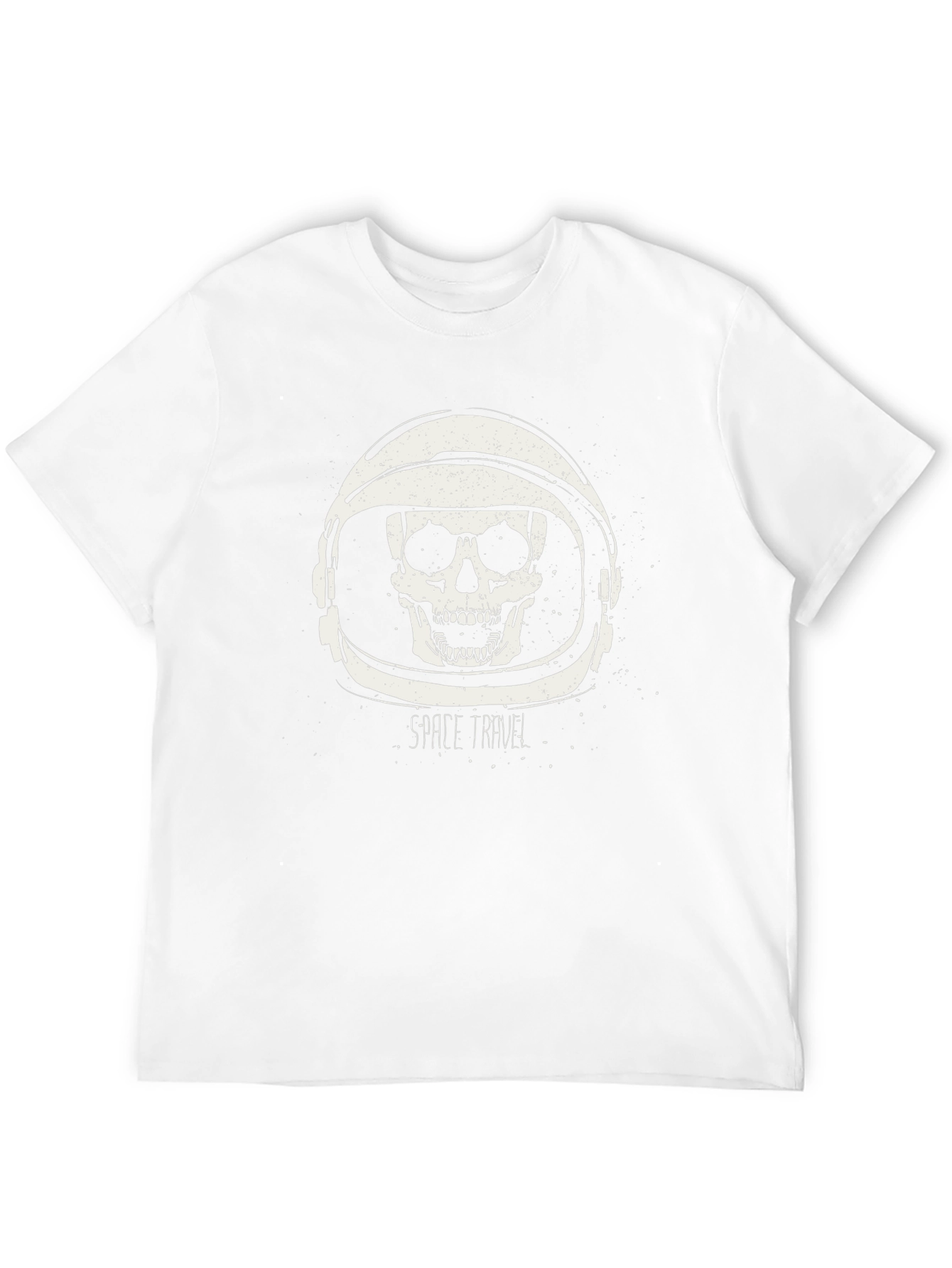 Space Travel Skull Graphic Tee - Black T-Shirt
