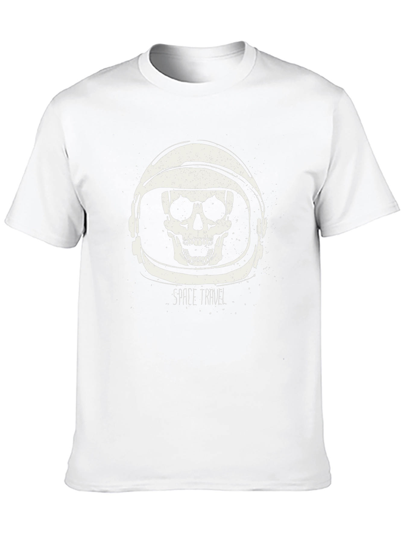 Space Travel Skull Graphic Tee - Black T-Shirt