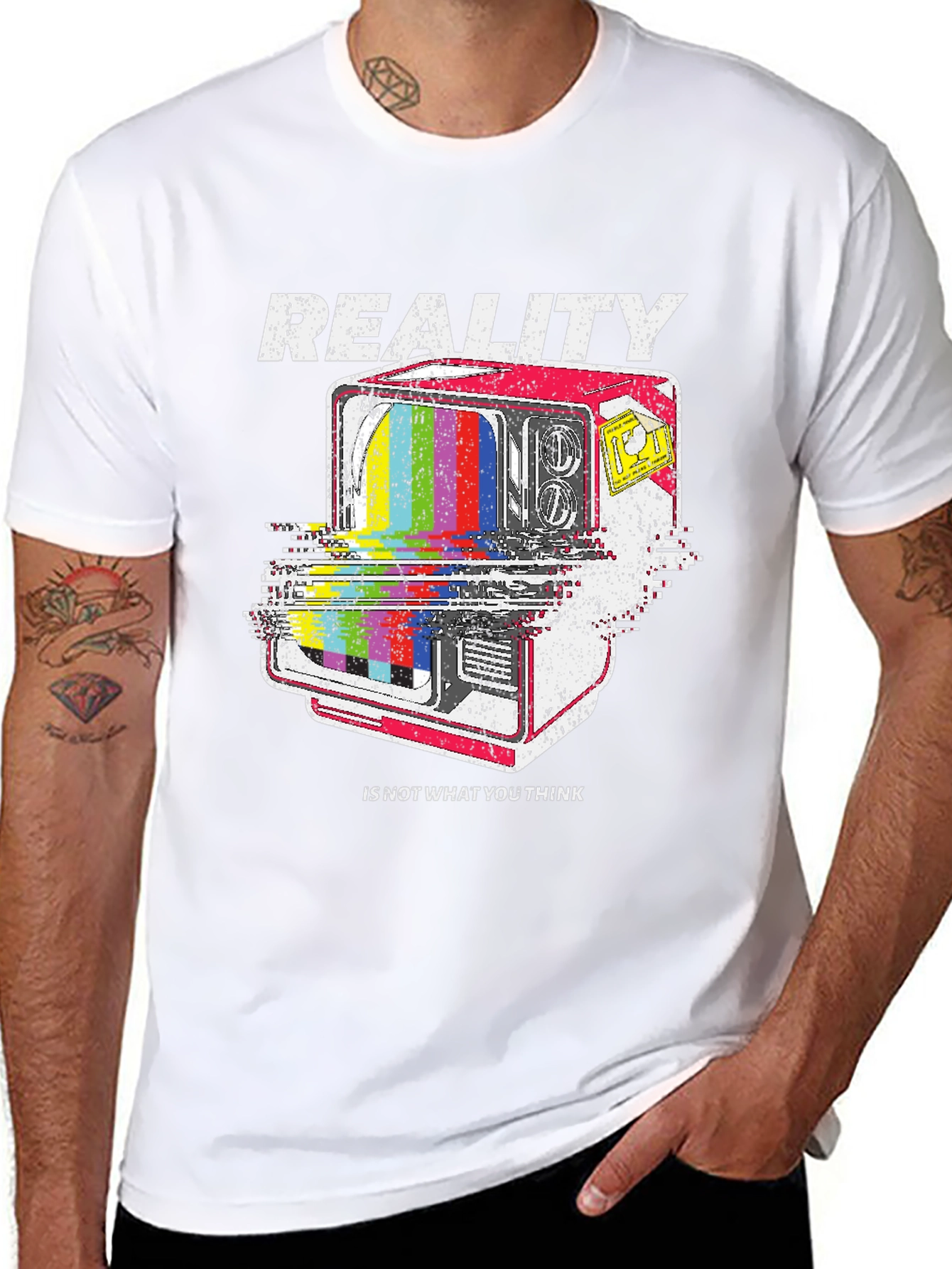 Reality Distorted Tee - Unique Graphic T-Shirt
