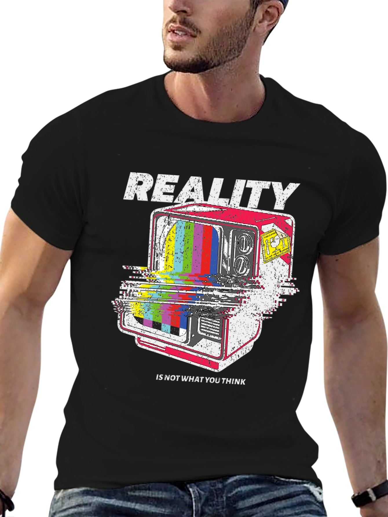 Reality Distorted Tee - Unique Graphic T-Shirt