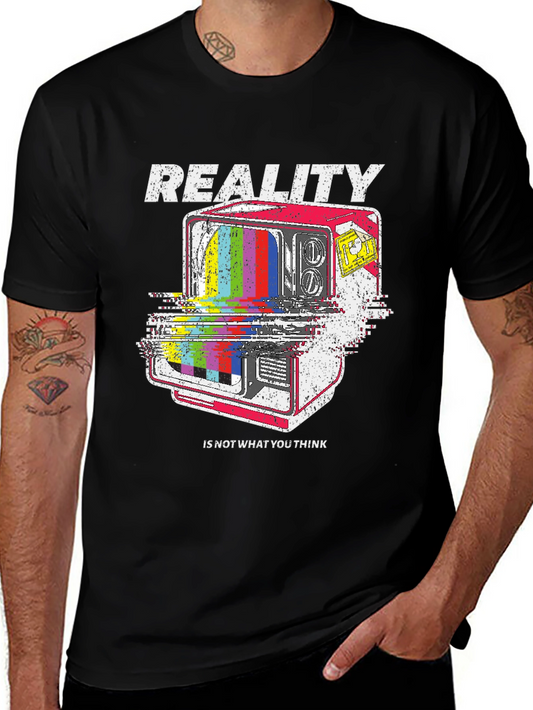 Reality Distorted Tee - Unique Graphic T-Shirt