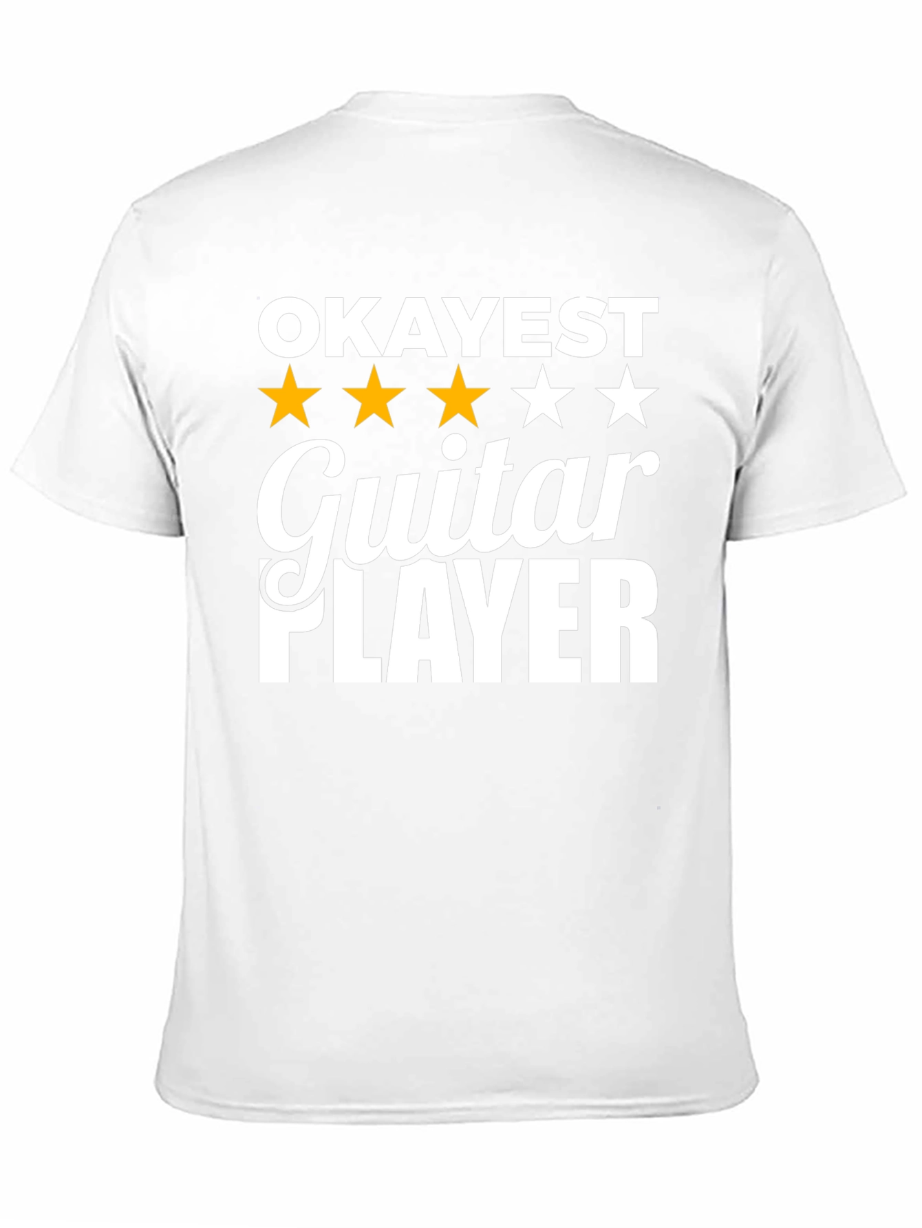 Okayest Guitar Player Graphic Tee - Black T-Shirt