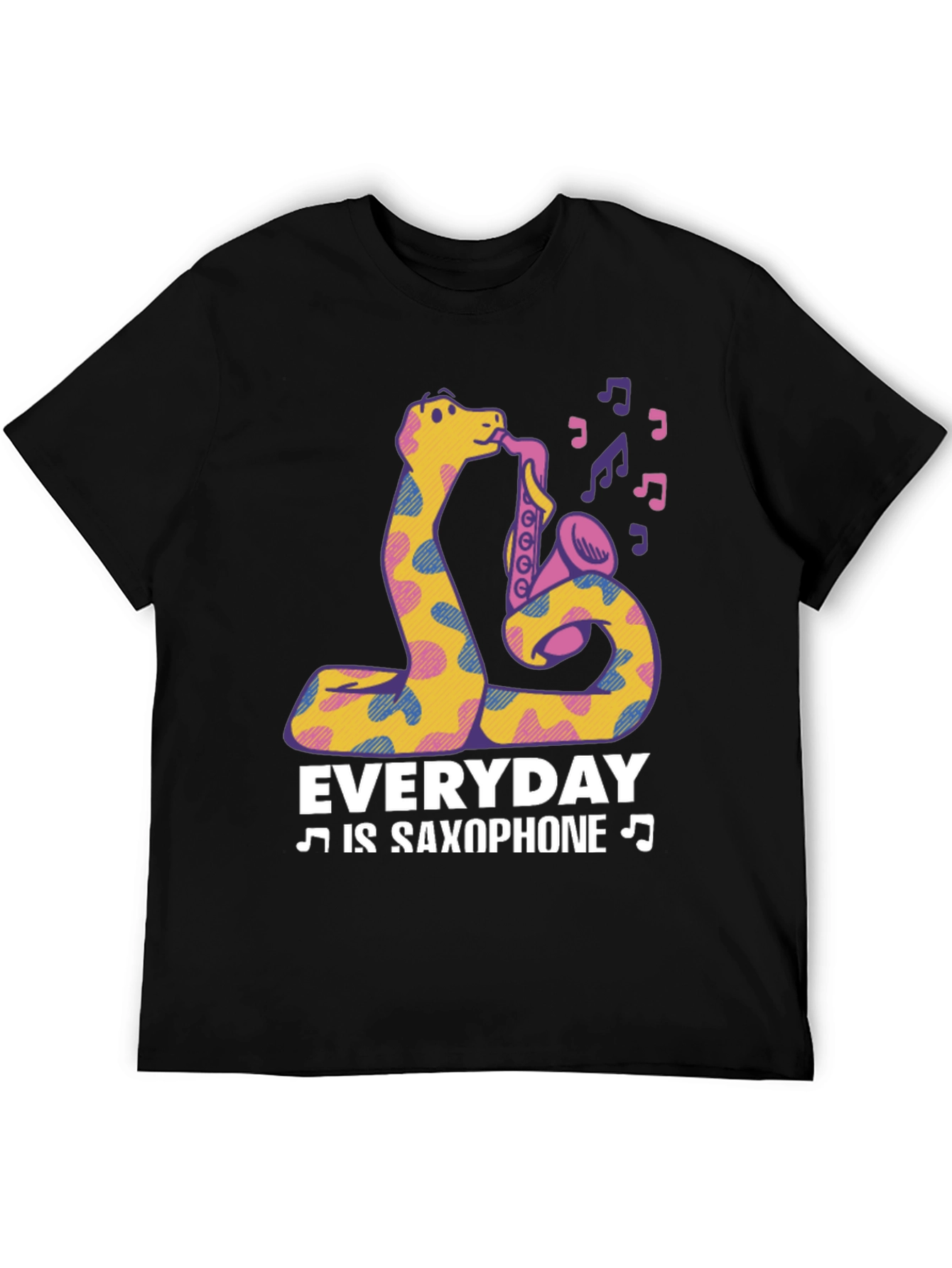 Everyday is Saxophone T-Shirt - Snake Design