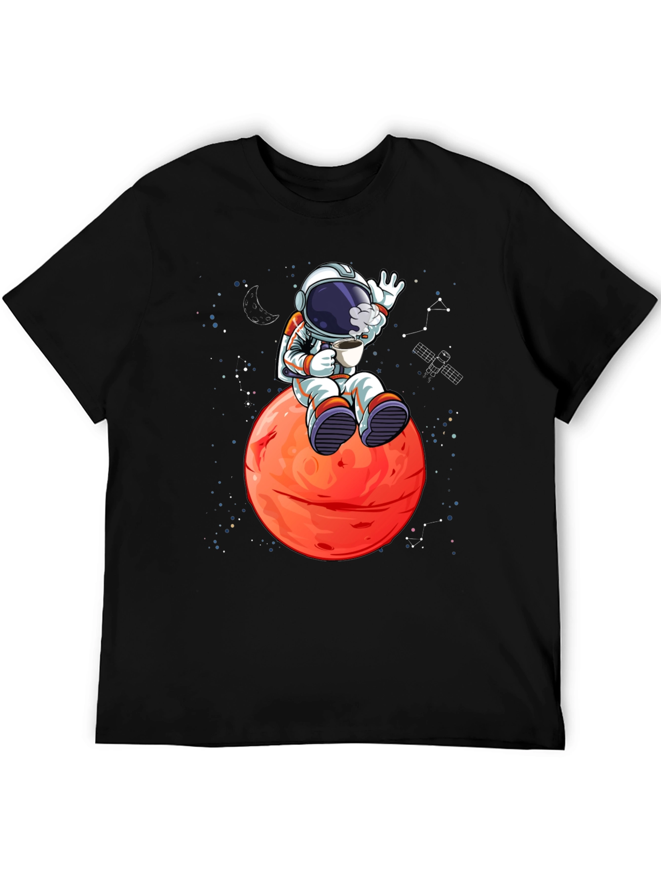 Astronaut on Mars Graphic T-Shirt