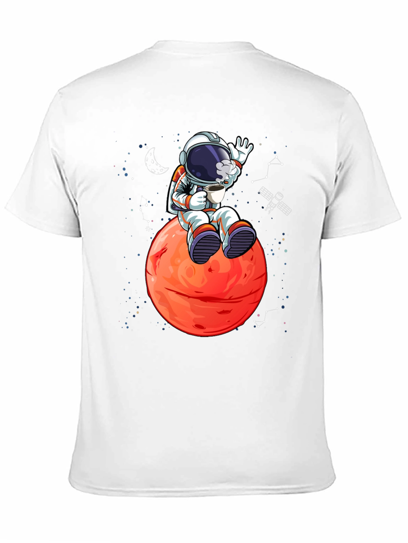Astronaut on Mars Graphic T-Shirt
