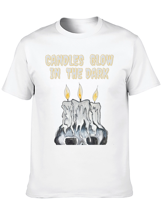 Candles Glow in the Dark Graphic Tee