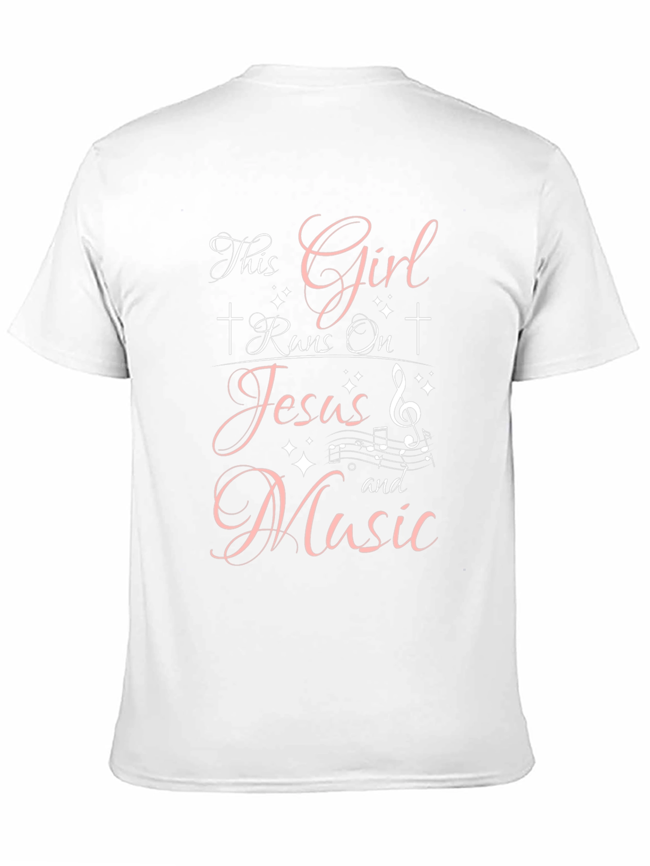This Girl Runs On Jesus & Music T-Shirt