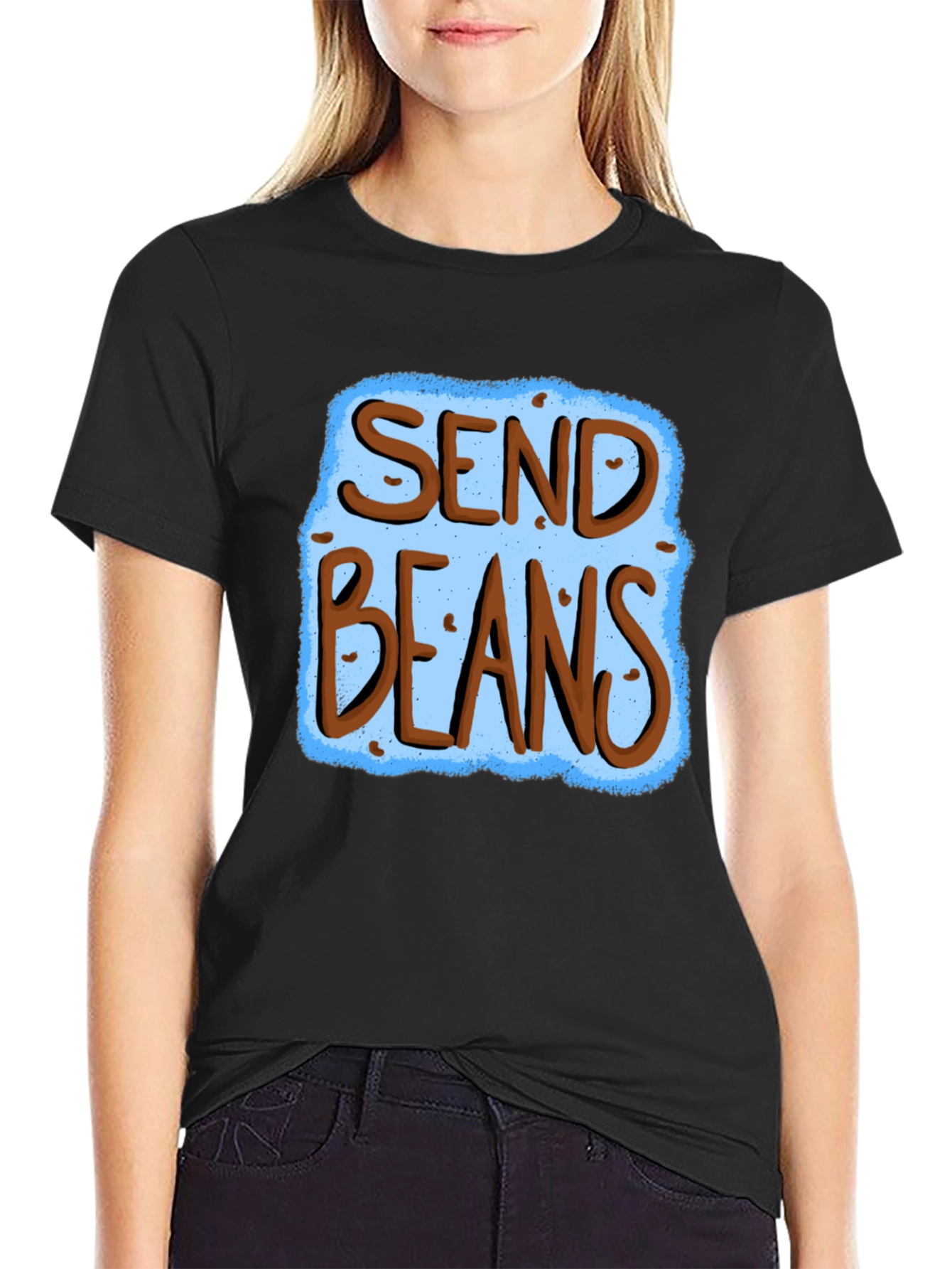 Send Beans Graphic T-Shirt - Funny Foodie Tee
