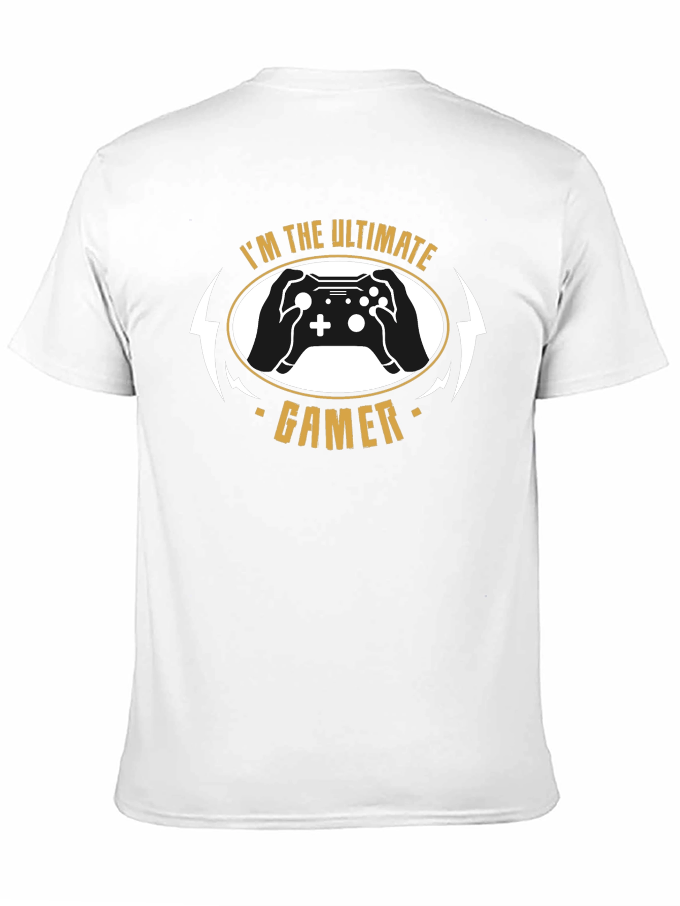 Ultimate Gamer Black T-Shirt Controller Graphic Tee