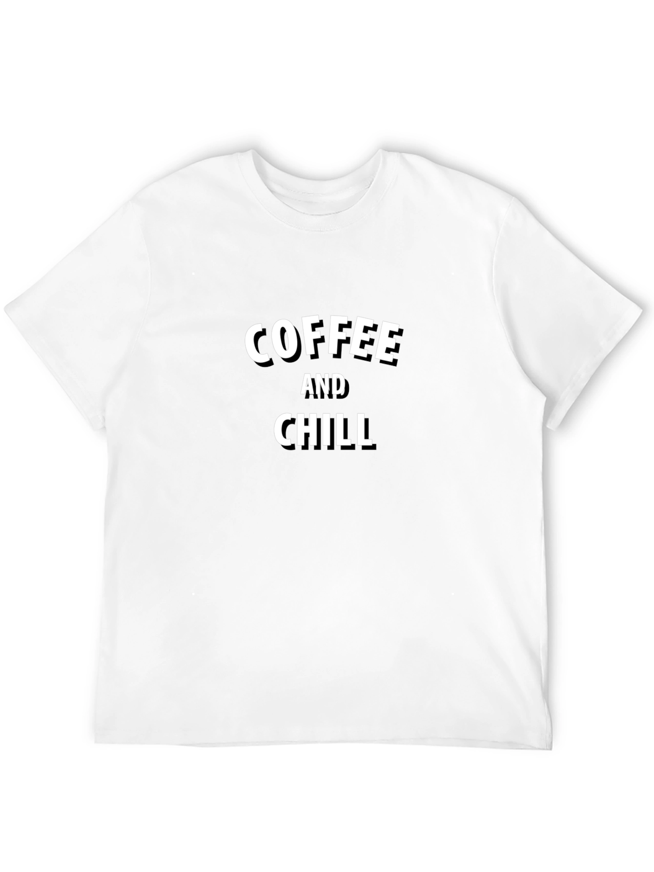Coffee and Chill Black T-Shirt