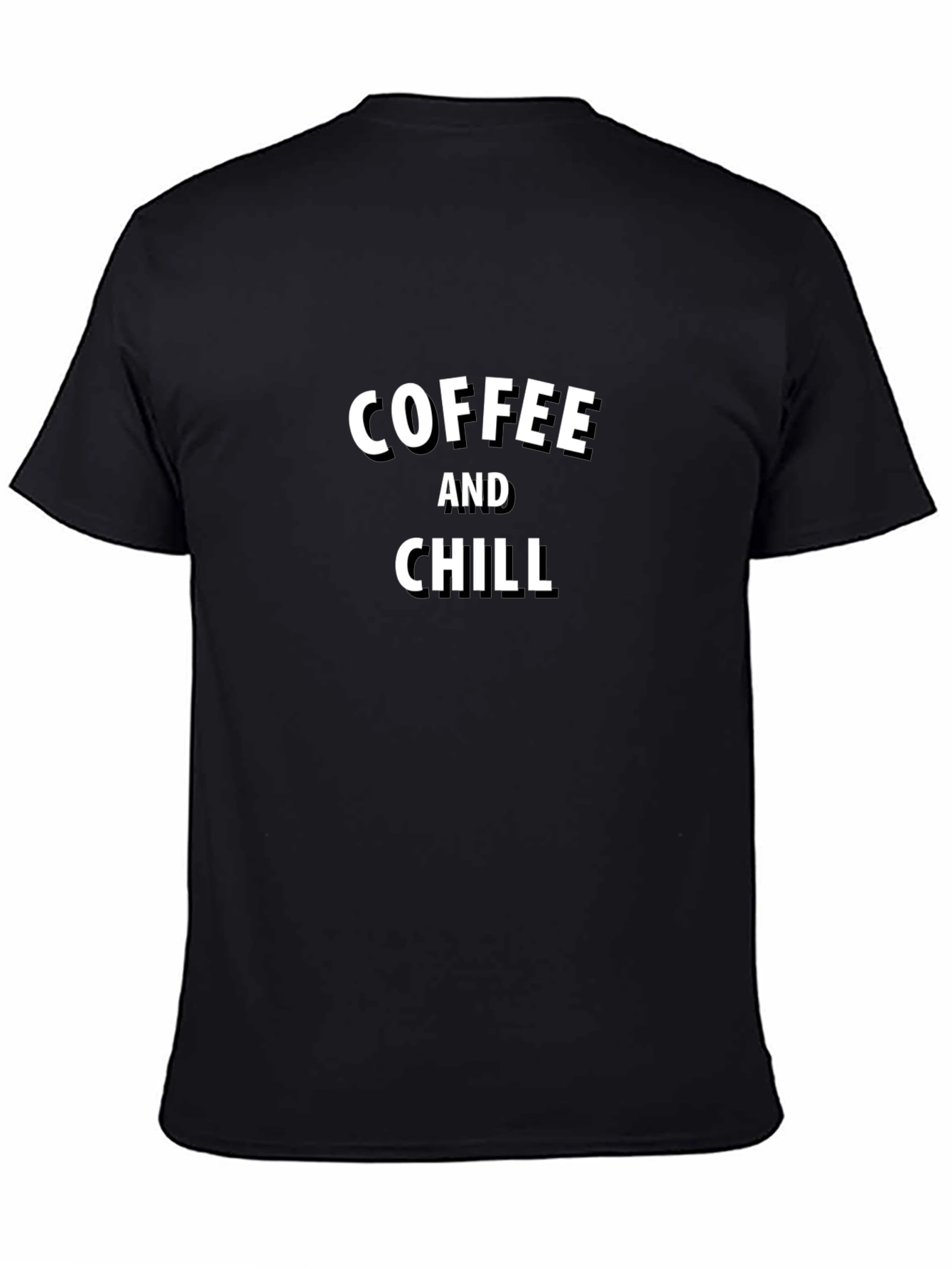 Coffee and Chill Black T-Shirt