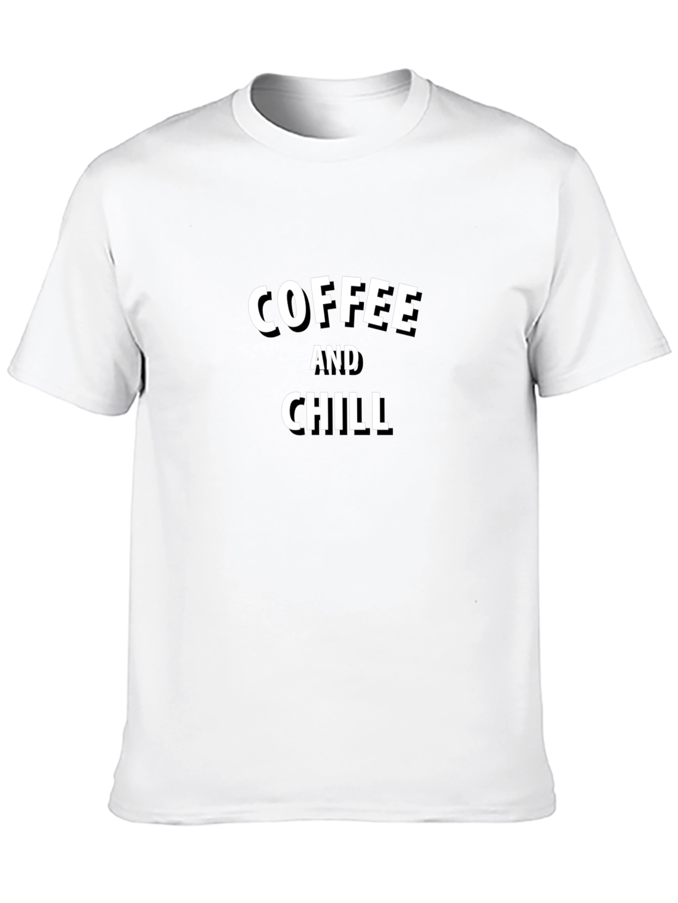 Coffee and Chill Black T-Shirt