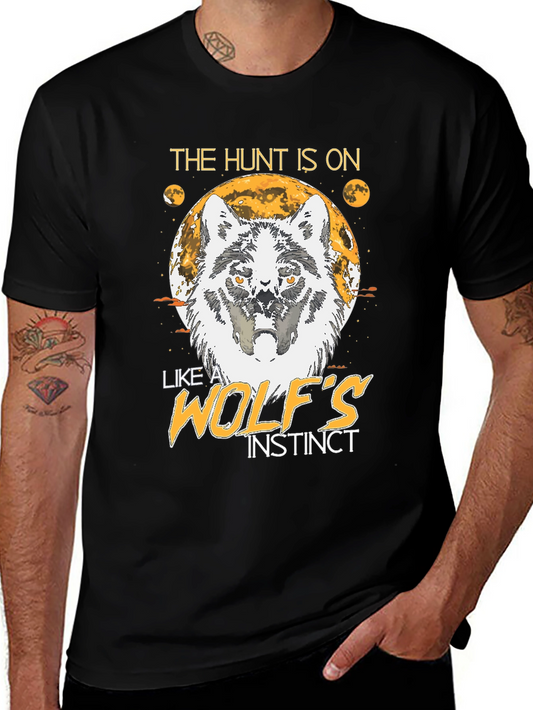 The Hunt Is On Wolf Instinct T-Shirt