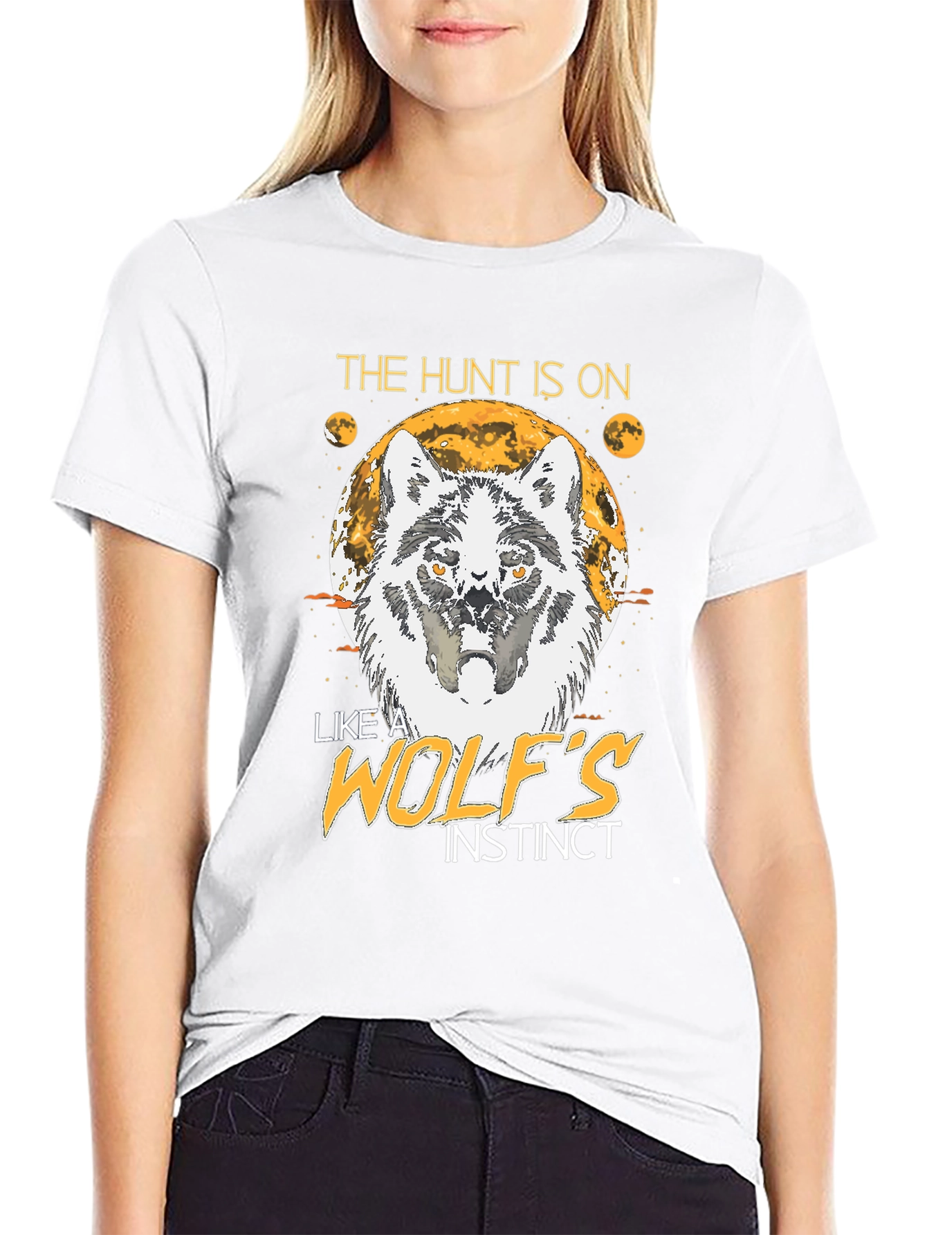 The Hunt Is On Wolf Instinct T-Shirt
