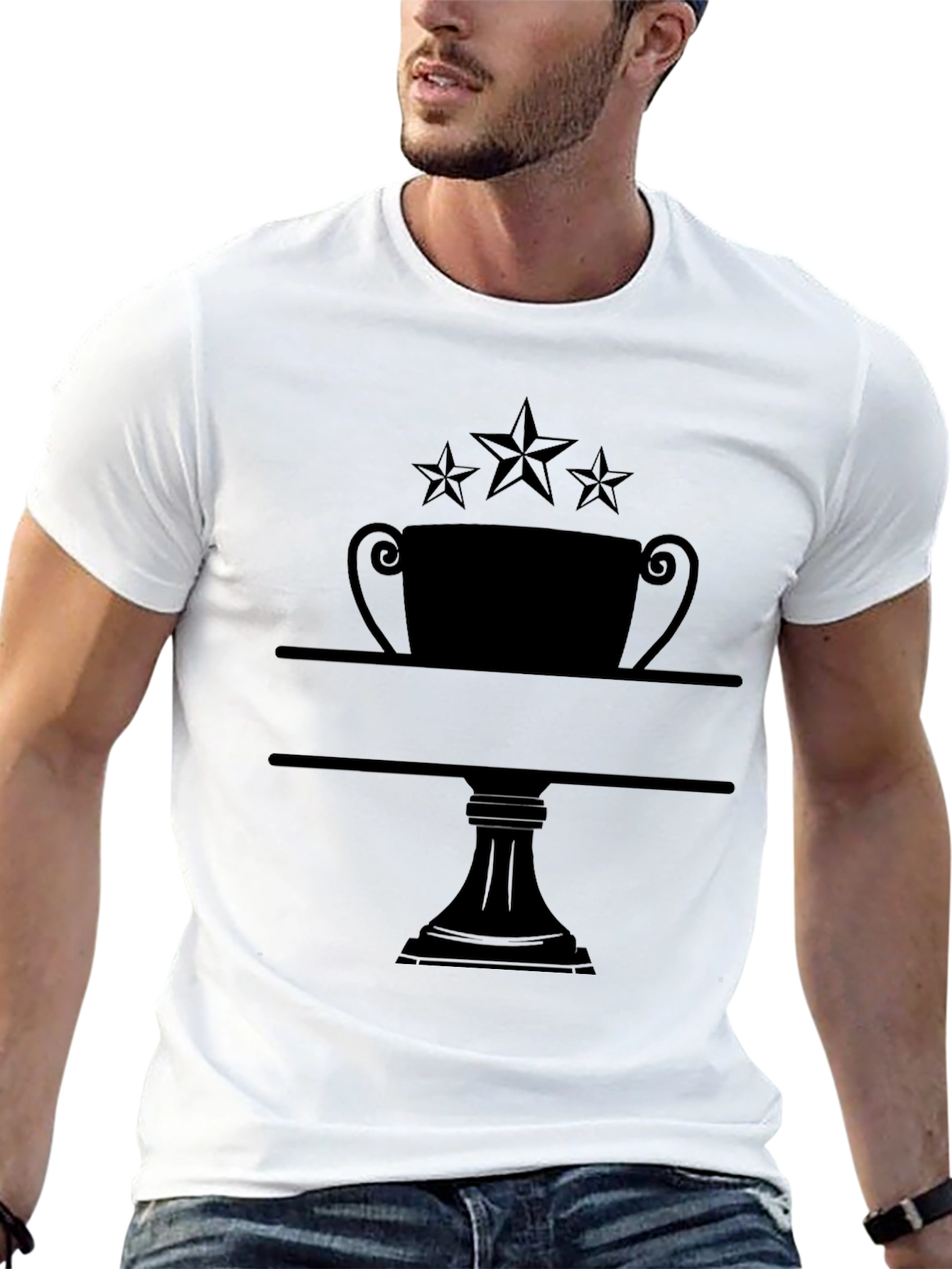 Trophy Graphic Black Tee