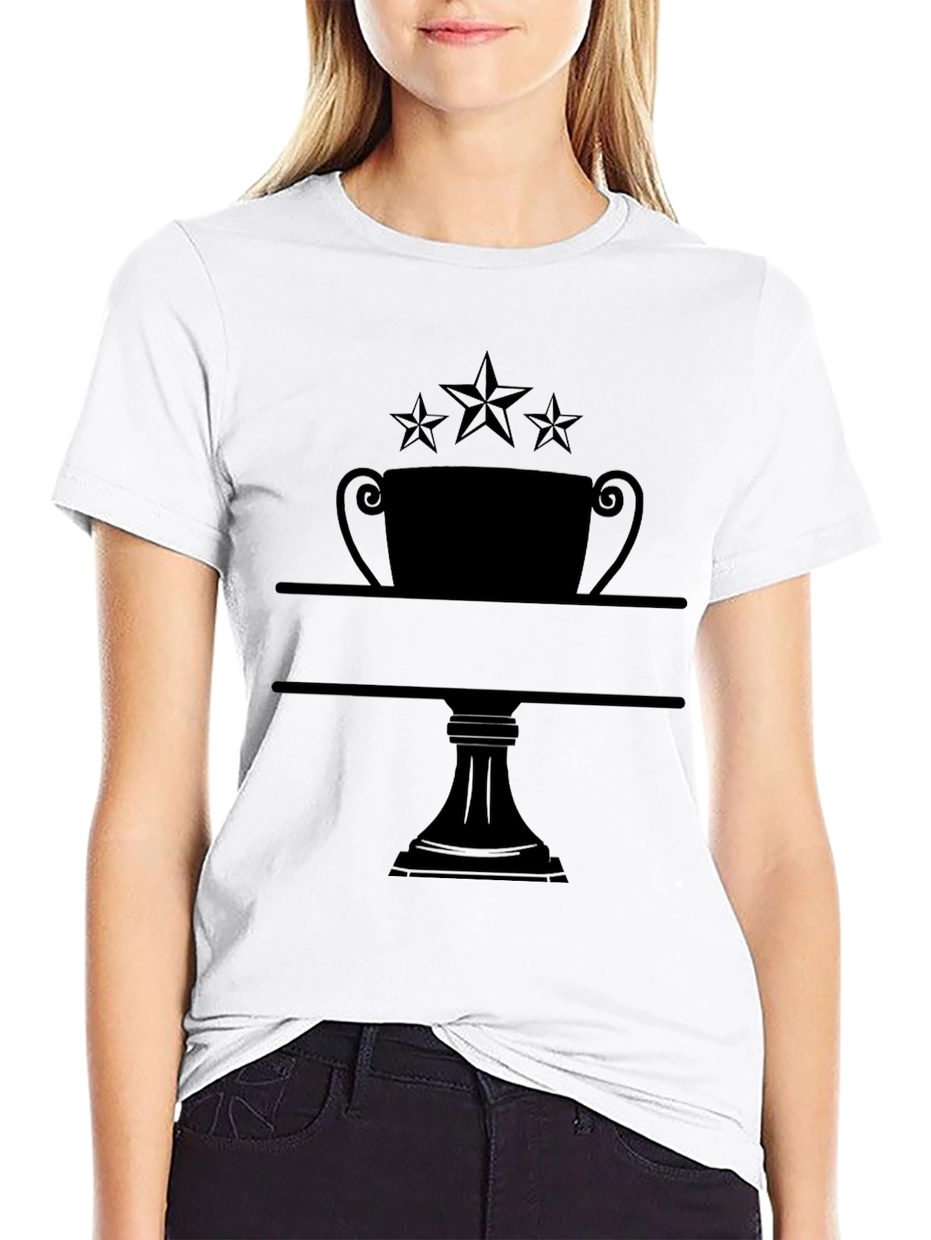 Trophy Graphic Black Tee