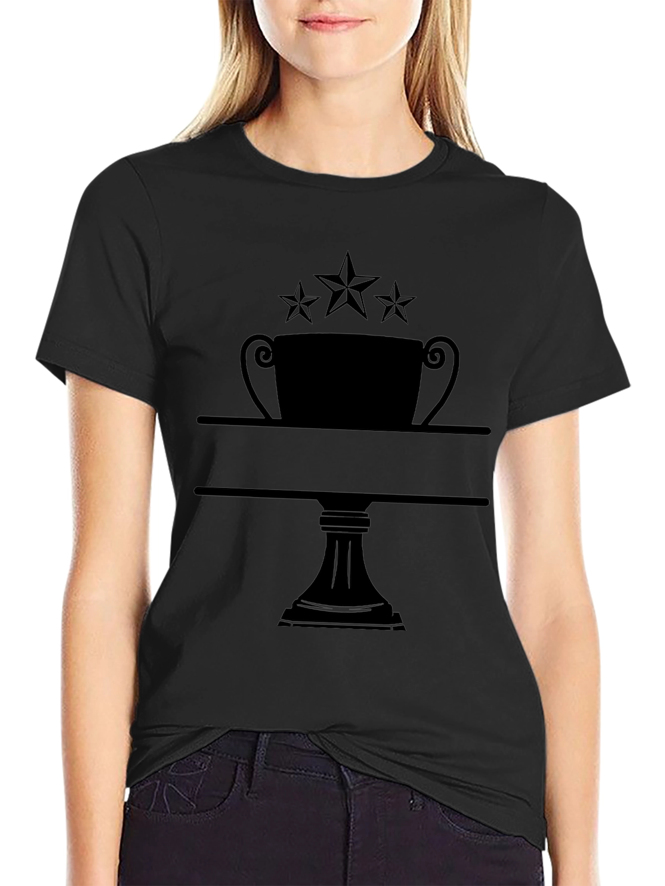 Trophy Graphic Black Tee
