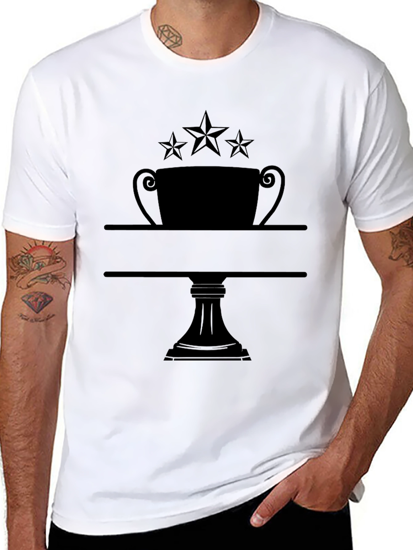 Trophy Graphic Black Tee