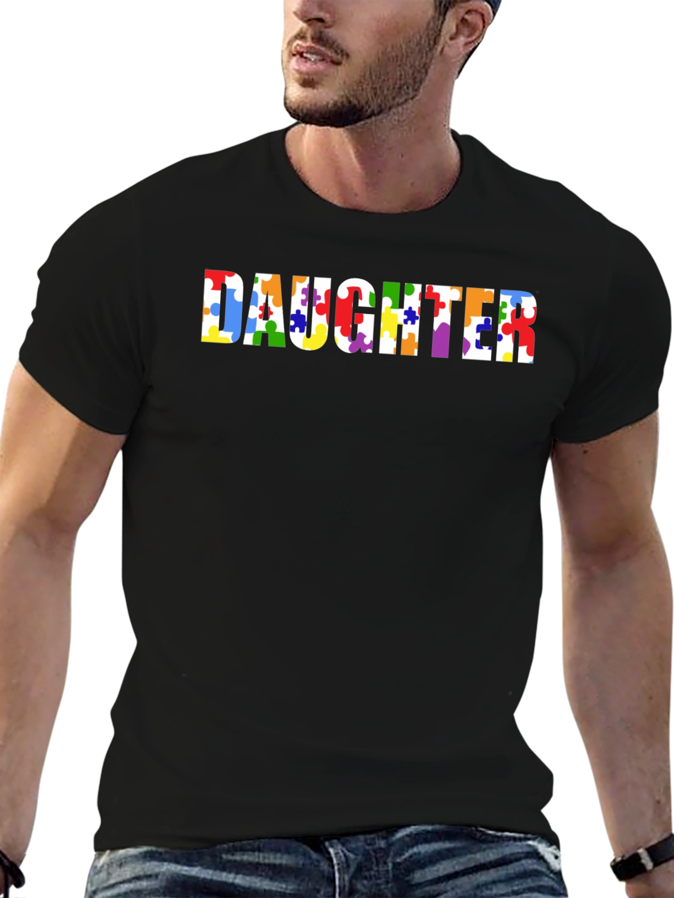 Autism Awareness Daughter Puzzle Piece T-Shirt