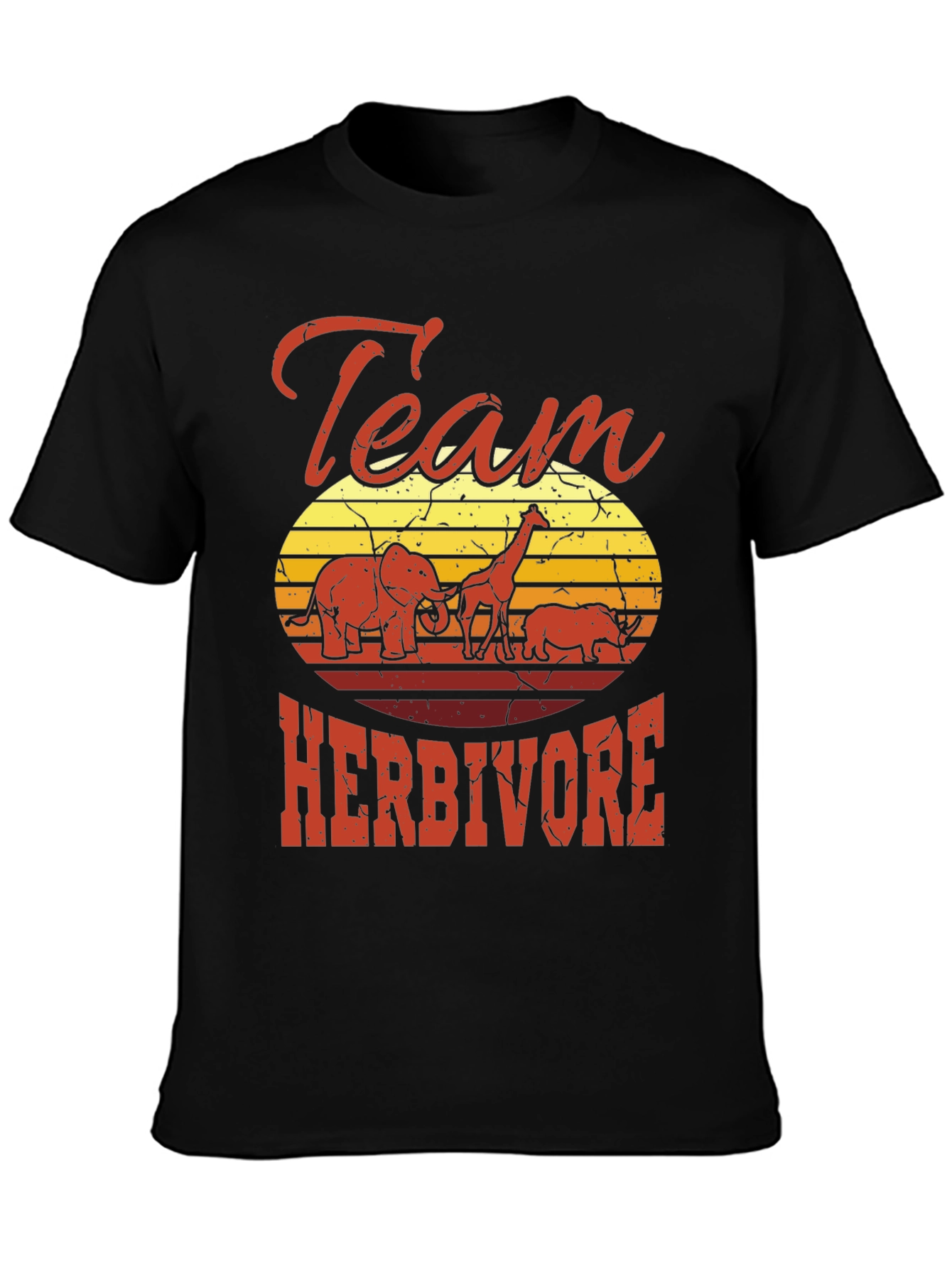 Team Herbivore Graphic Tee - Animal Lover Shirt