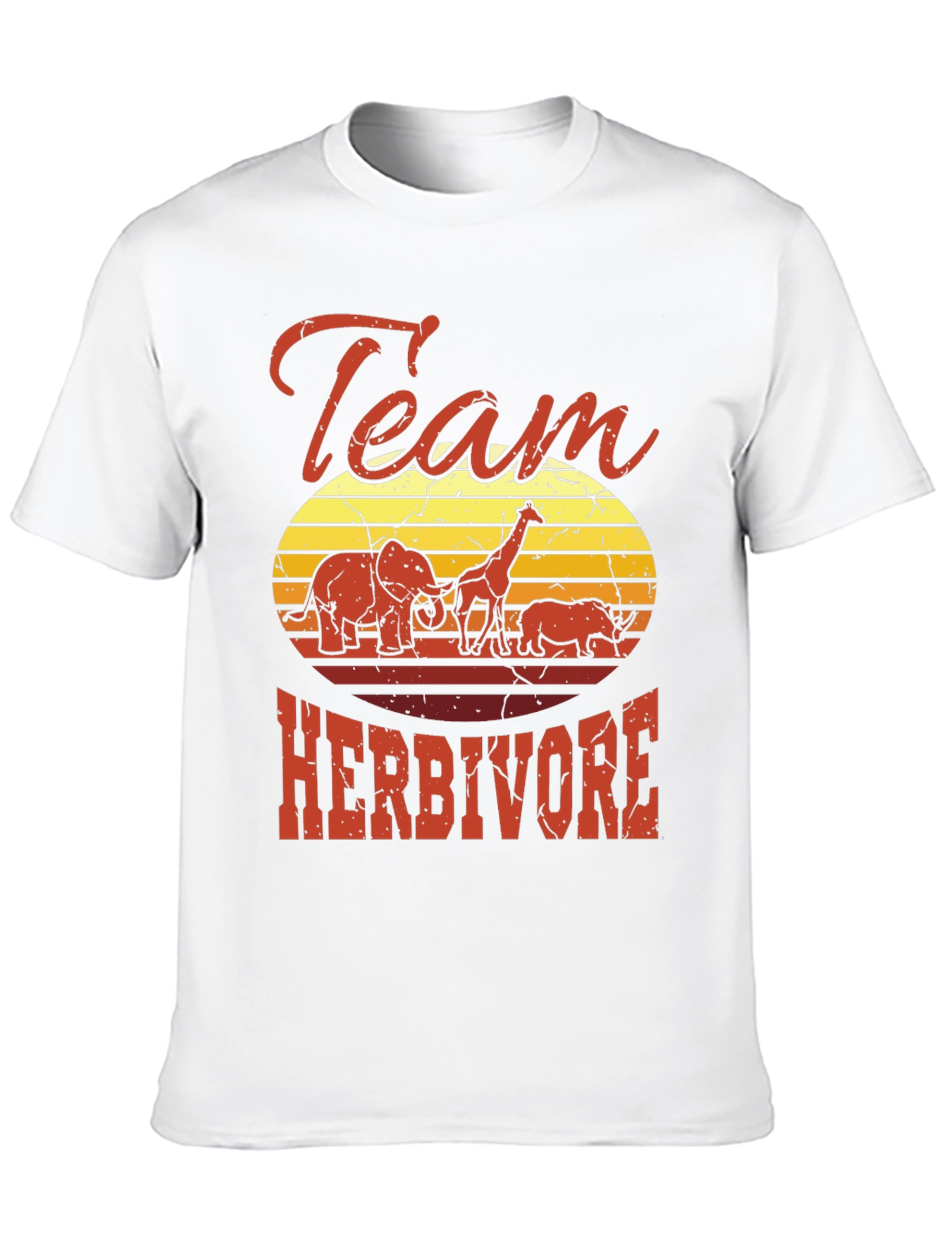 Team Herbivore Graphic Tee - Animal Lover Shirt