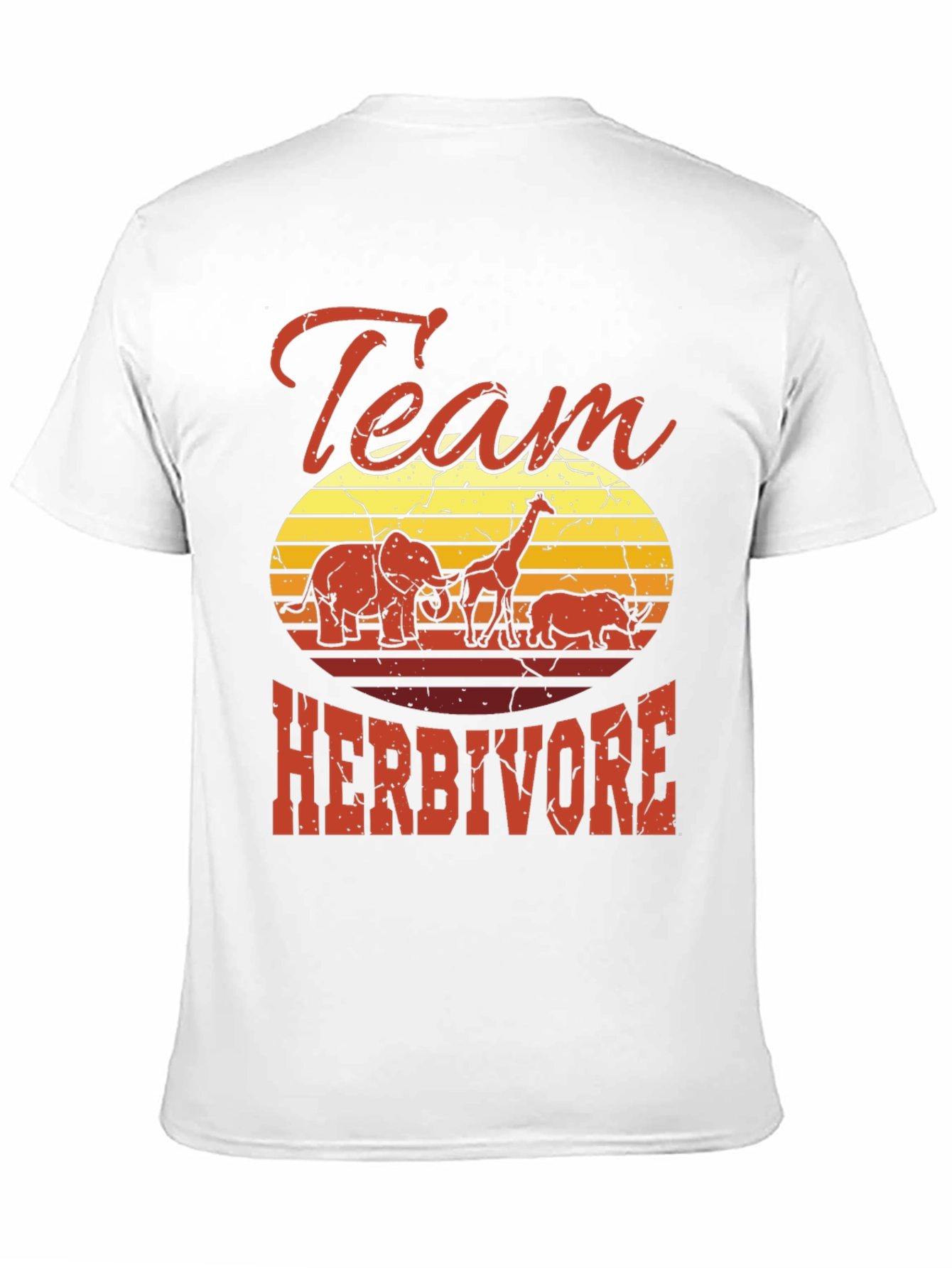 Team Herbivore Graphic Tee - Animal Lover Shirt
