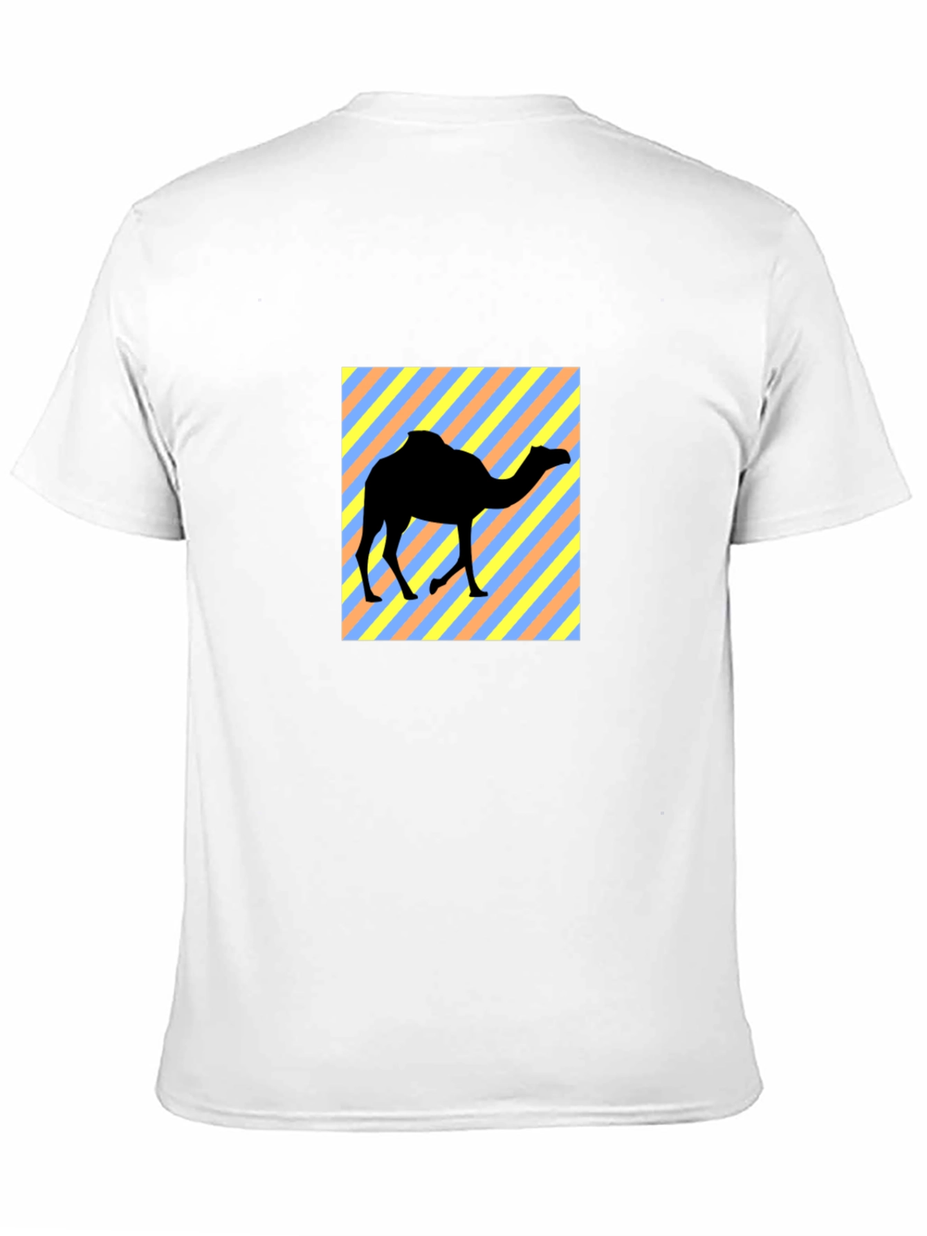 Trendy Camel Graphic Tee - Black