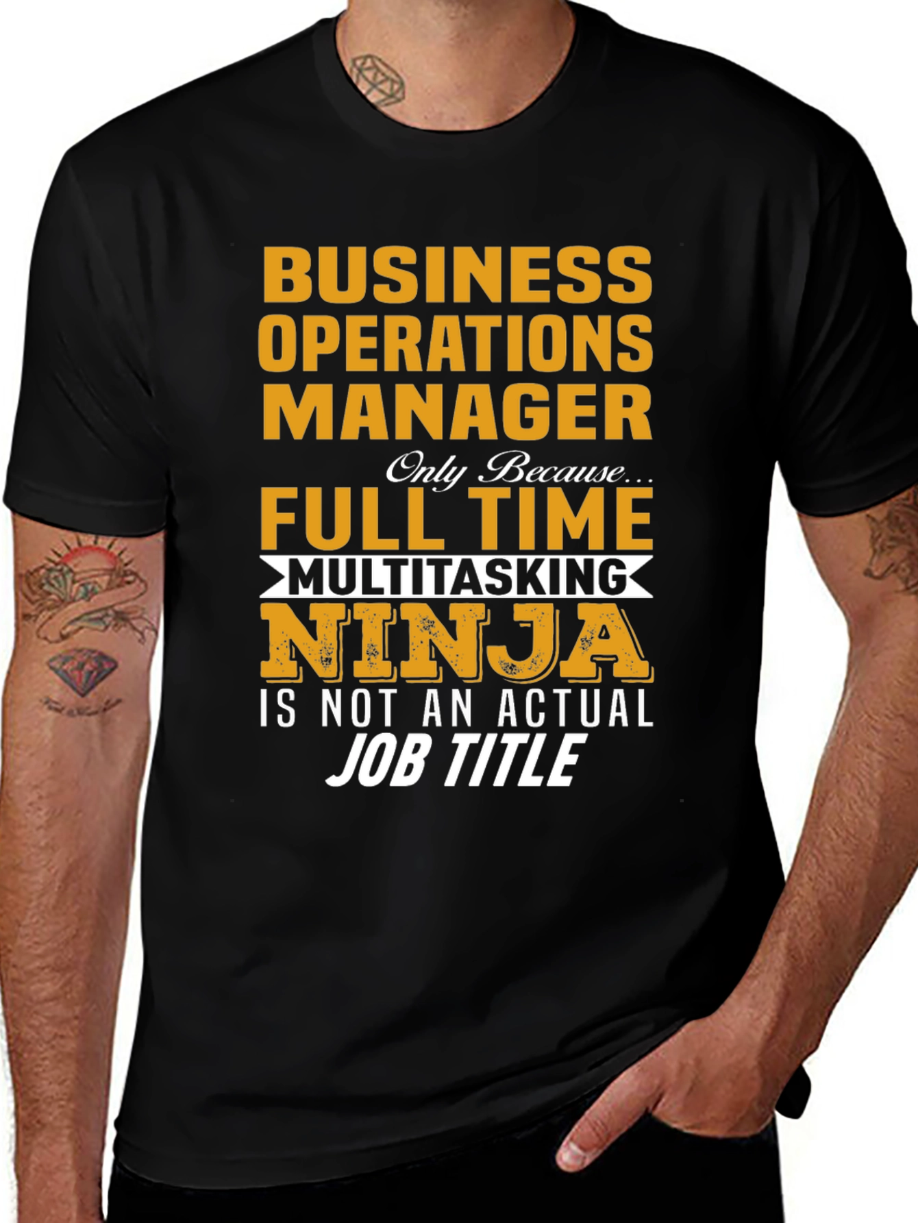 Business Operations Manager Multitasking Ninja T-Shirt