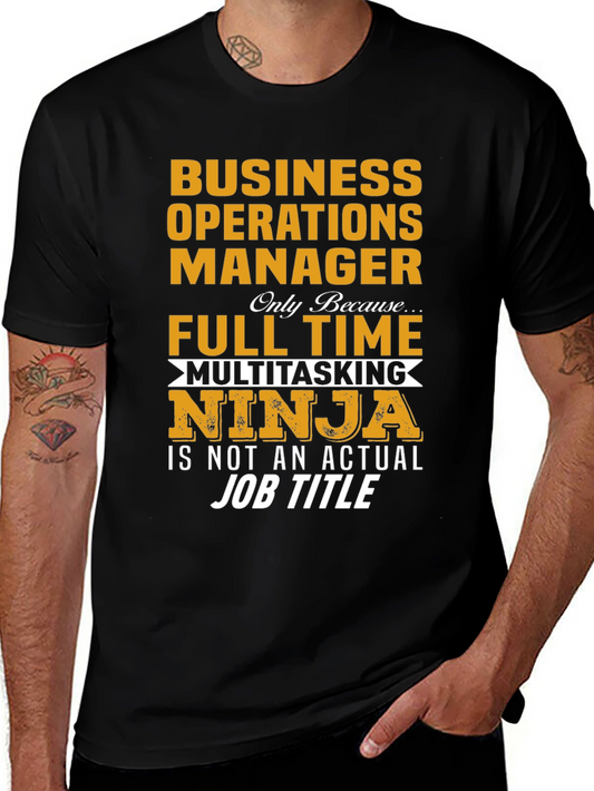 Business Operations Manager Multitasking Ninja T-Shirt