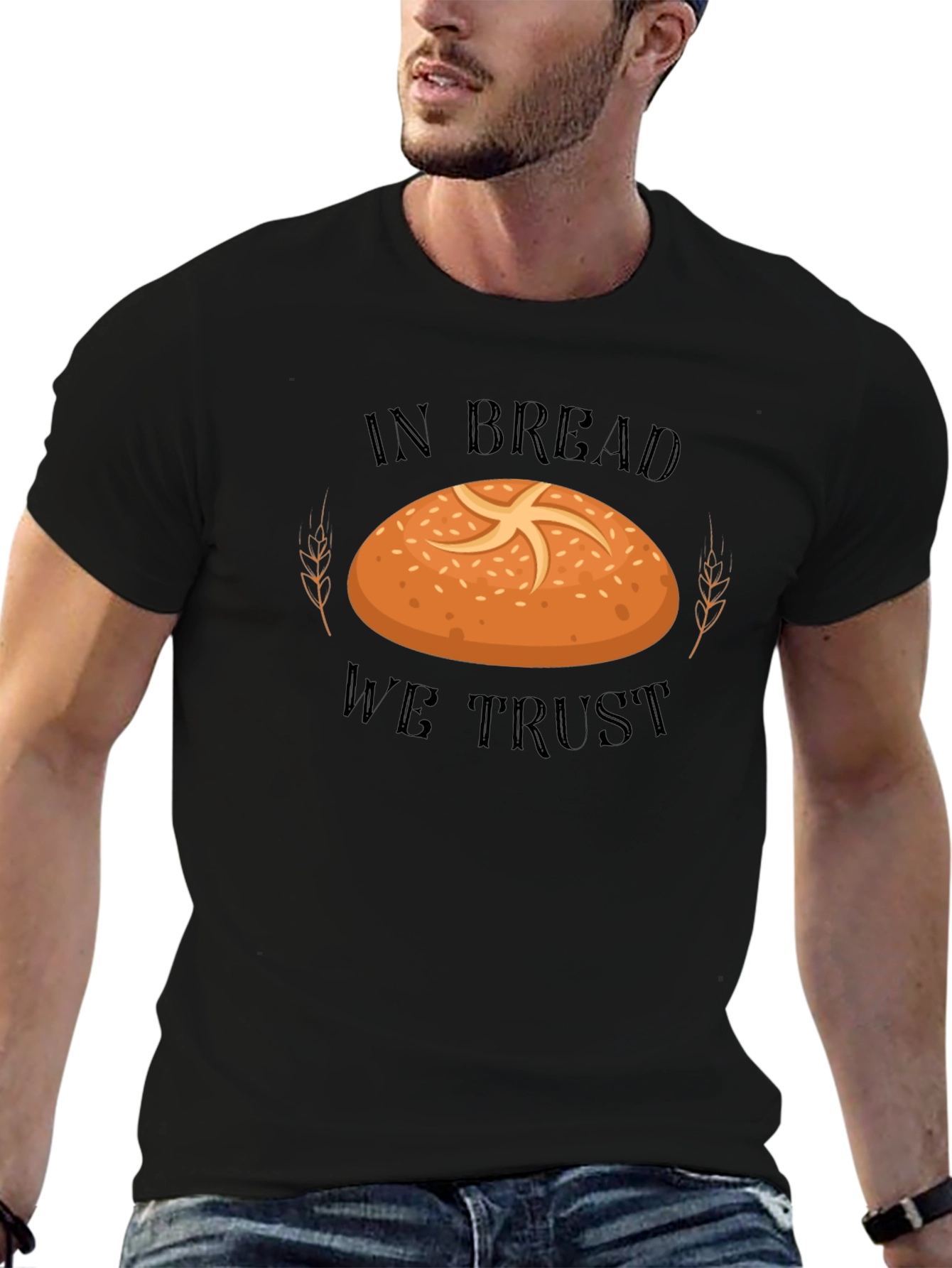 In Bread We Trust T-Shirt - Funny Baker Tee