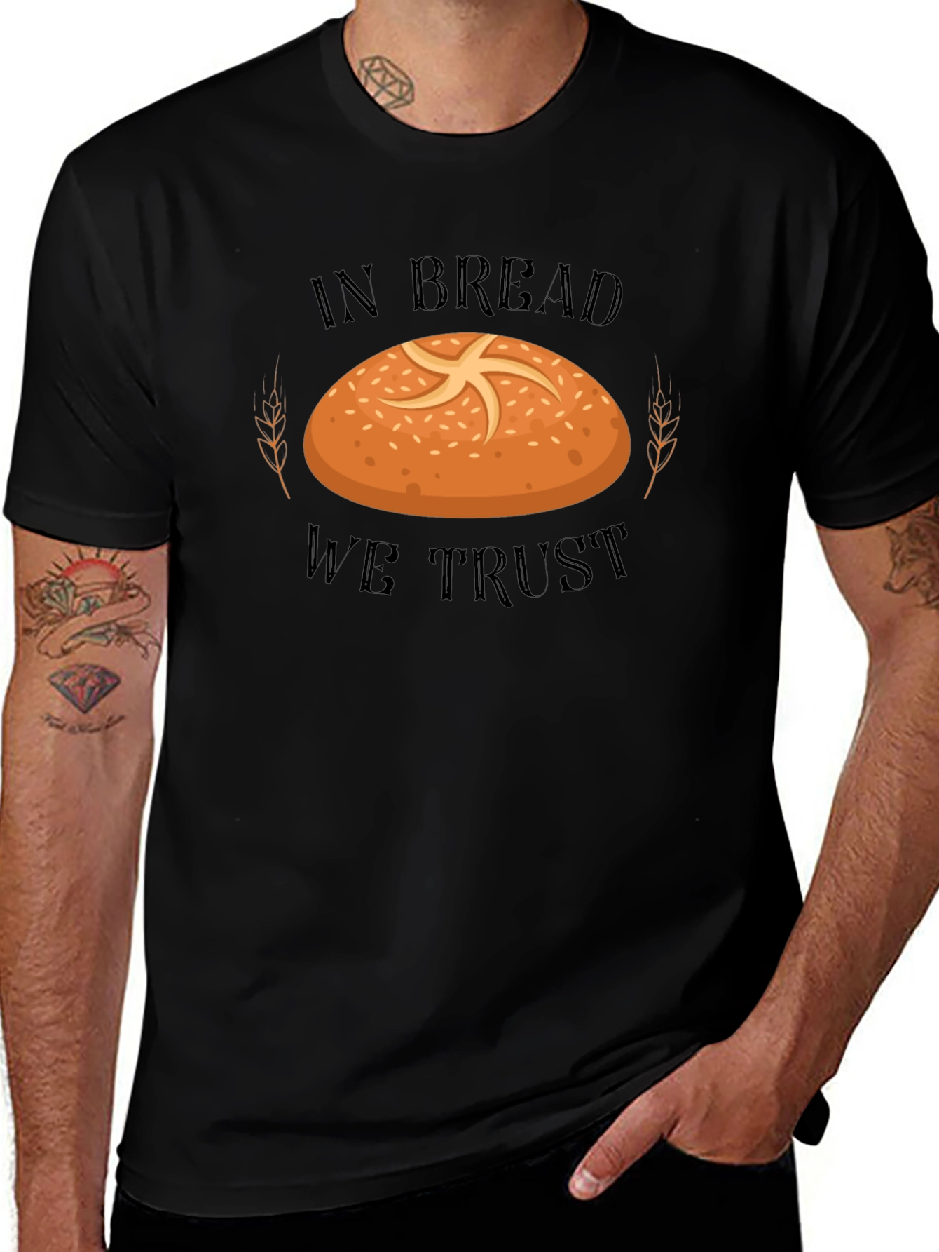In Bread We Trust T-Shirt - Funny Baker Tee