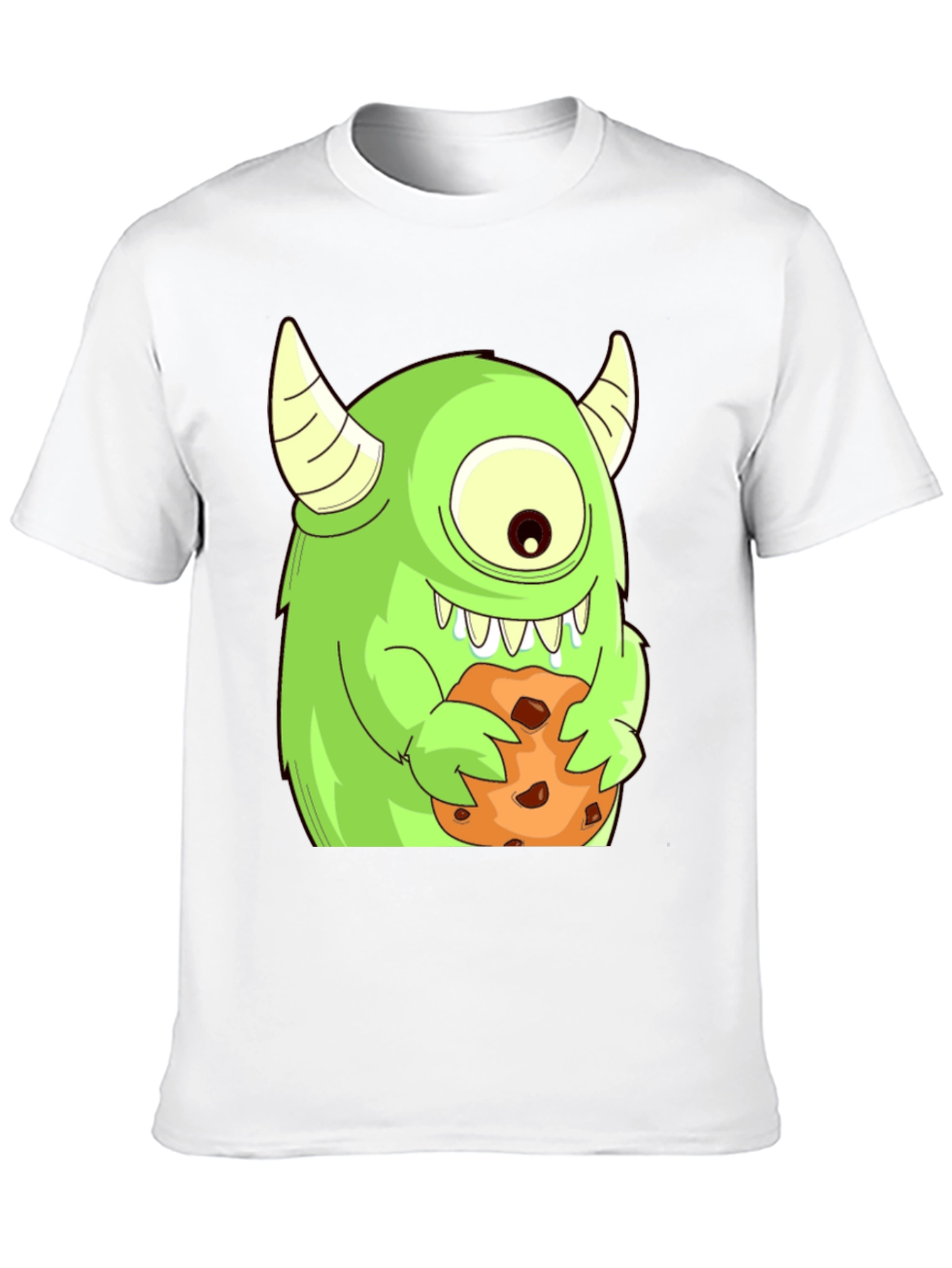 Monster Cookie T-Shirt - One-Eyed Green Monster