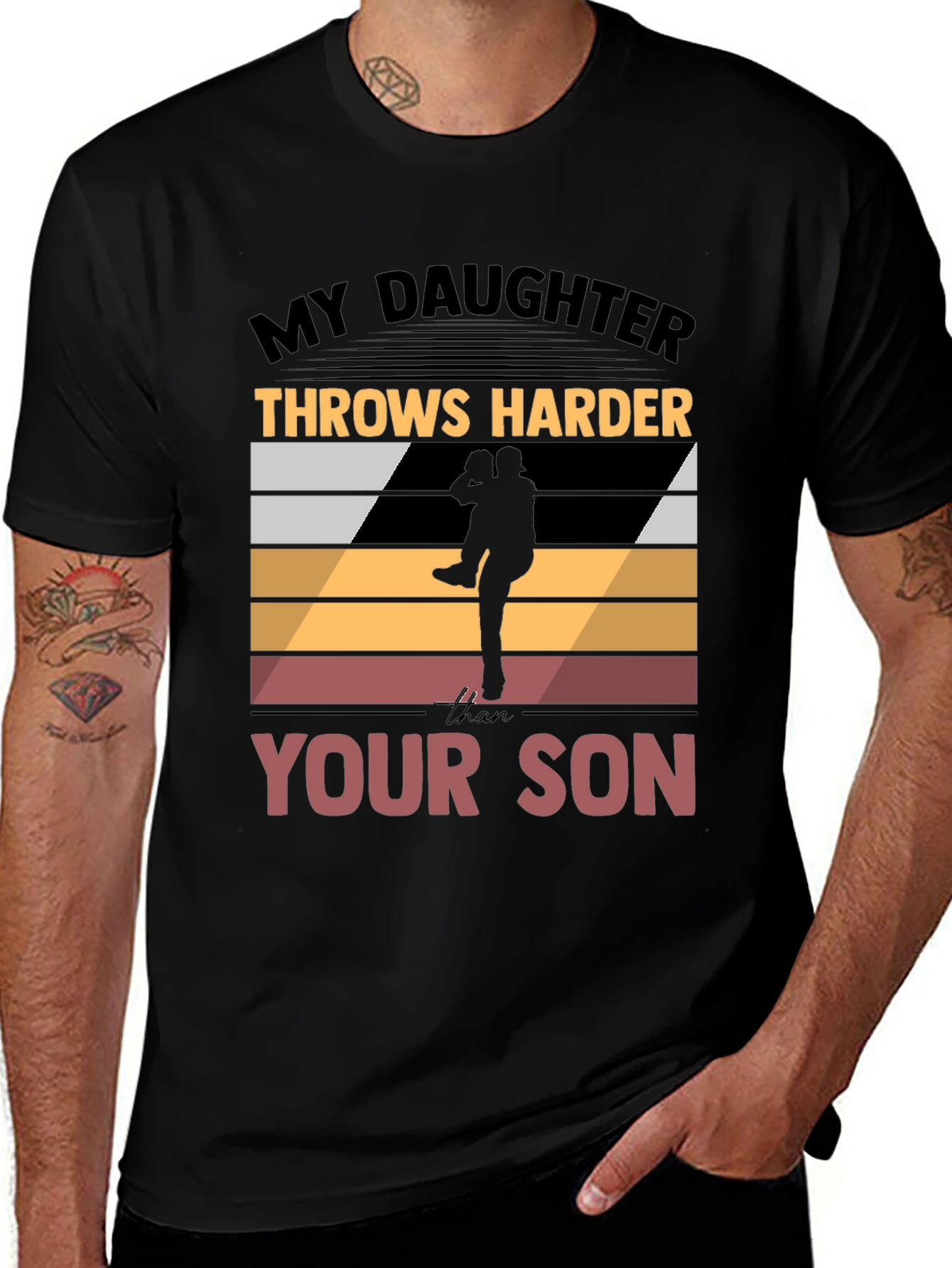 My Daughter Throws Harder T-Shirt
