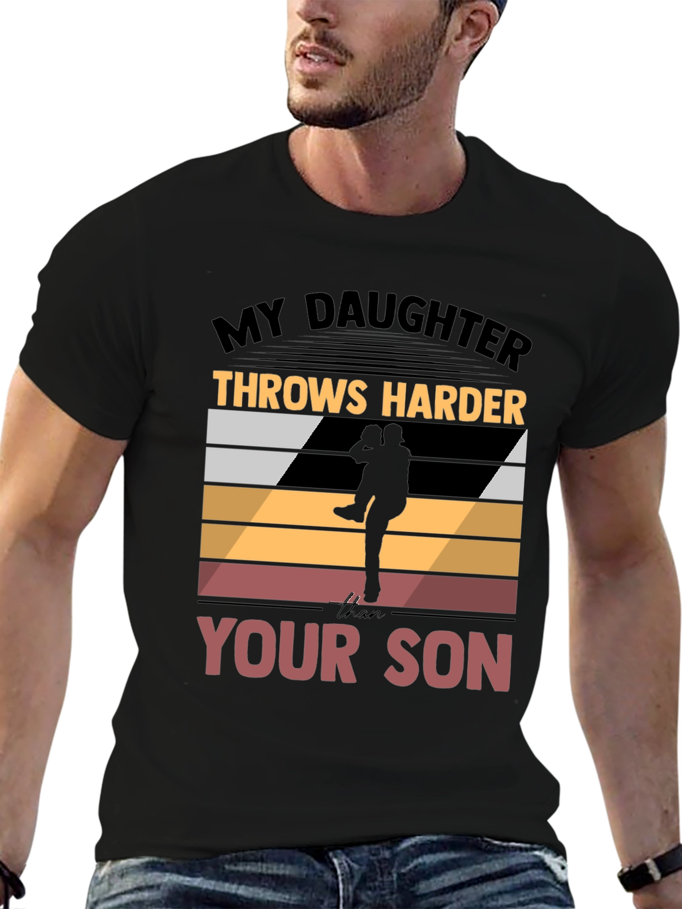 My Daughter Throws Harder T-Shirt