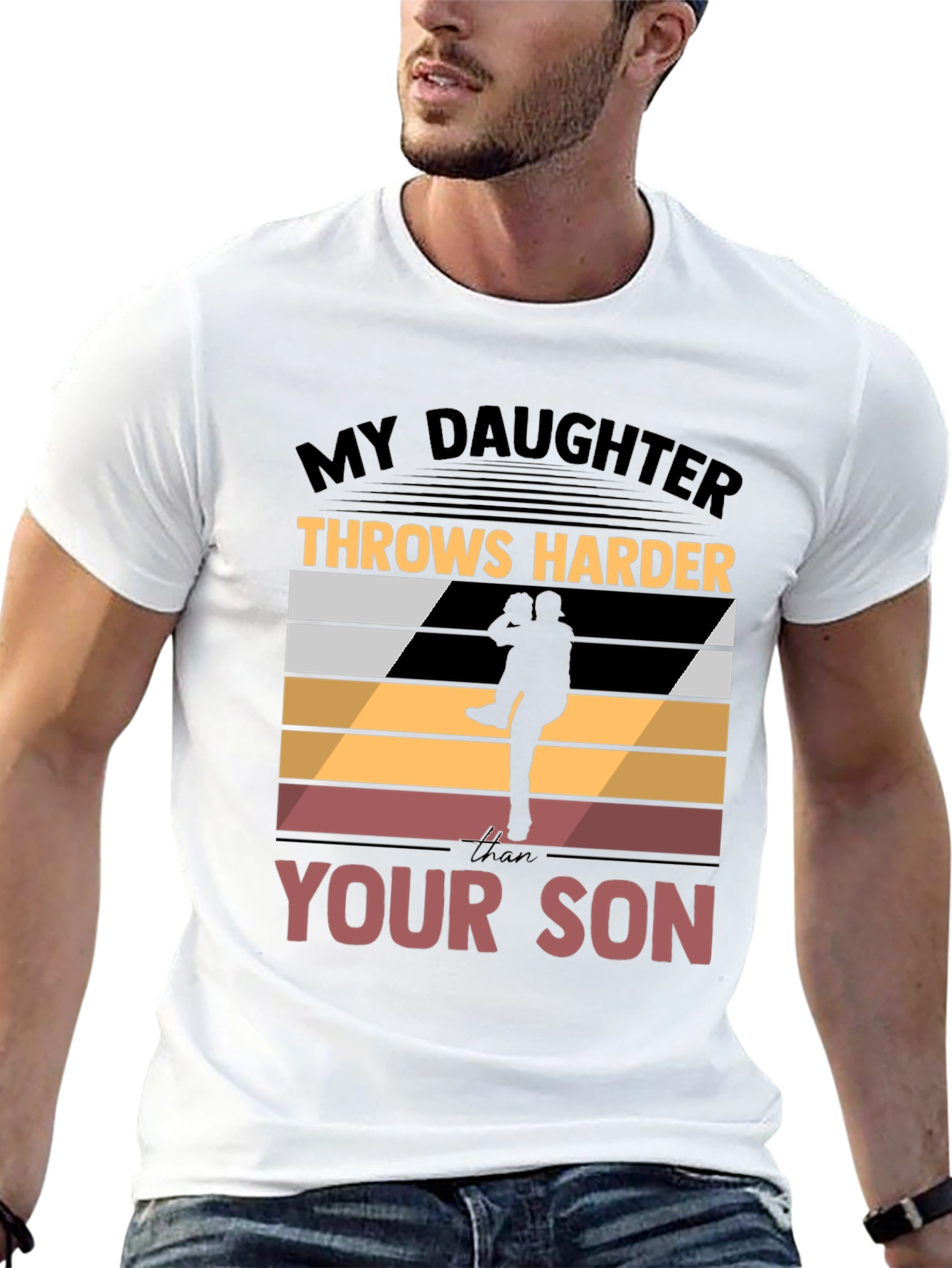 My Daughter Throws Harder T-Shirt