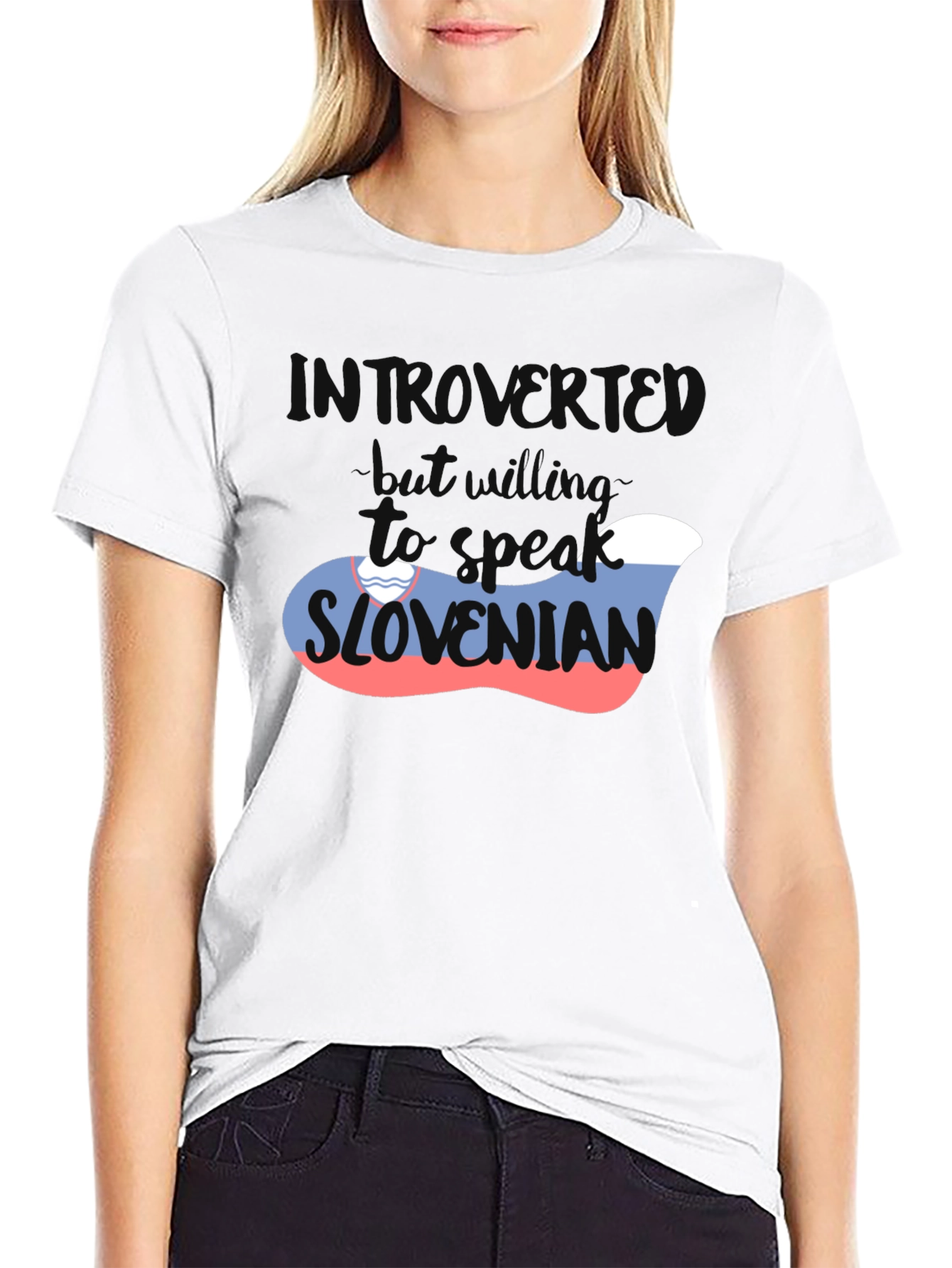 Introvert But Willing To Speak Slovenian T-Shirt