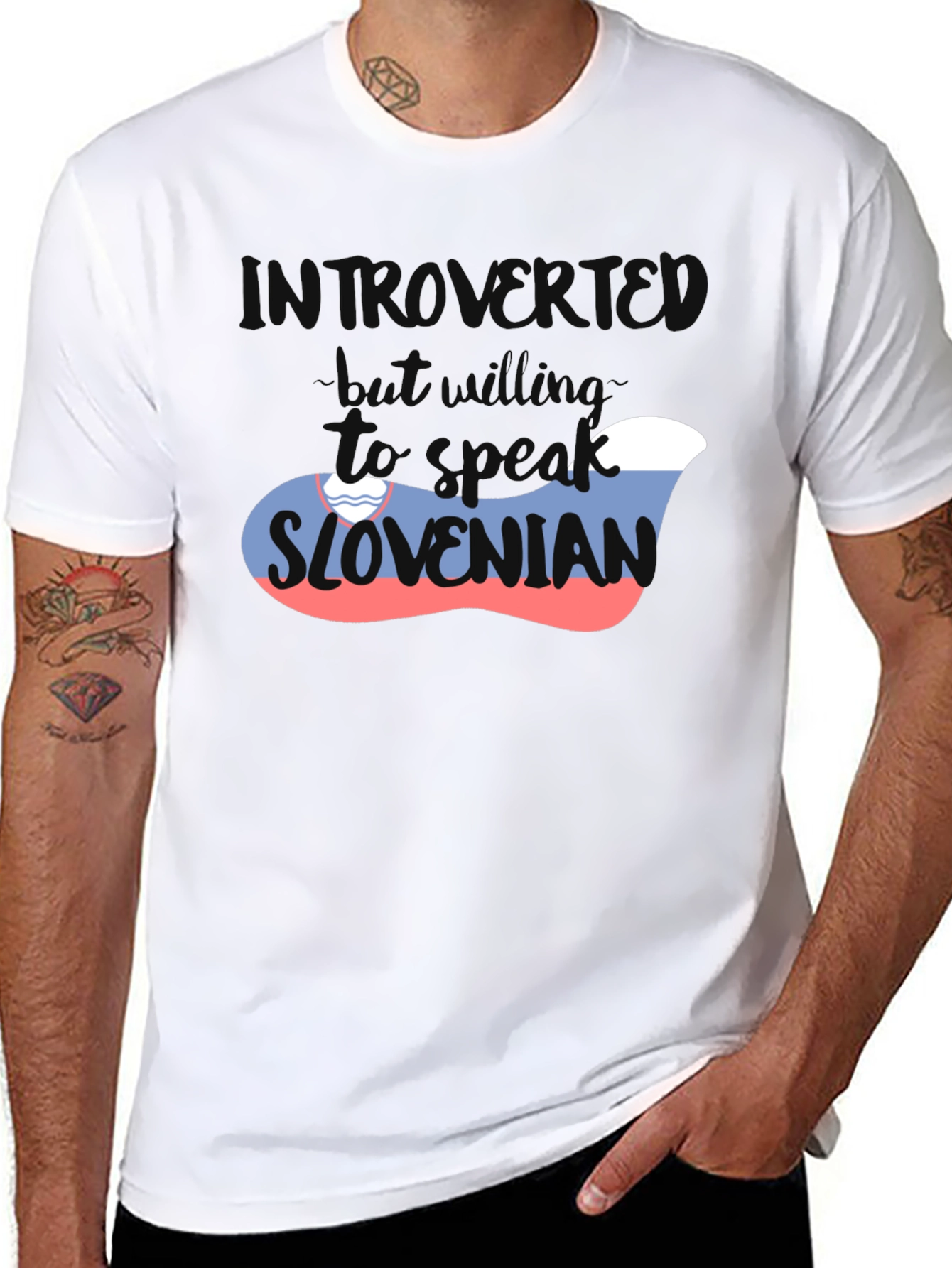 Introvert But Willing To Speak Slovenian T-Shirt