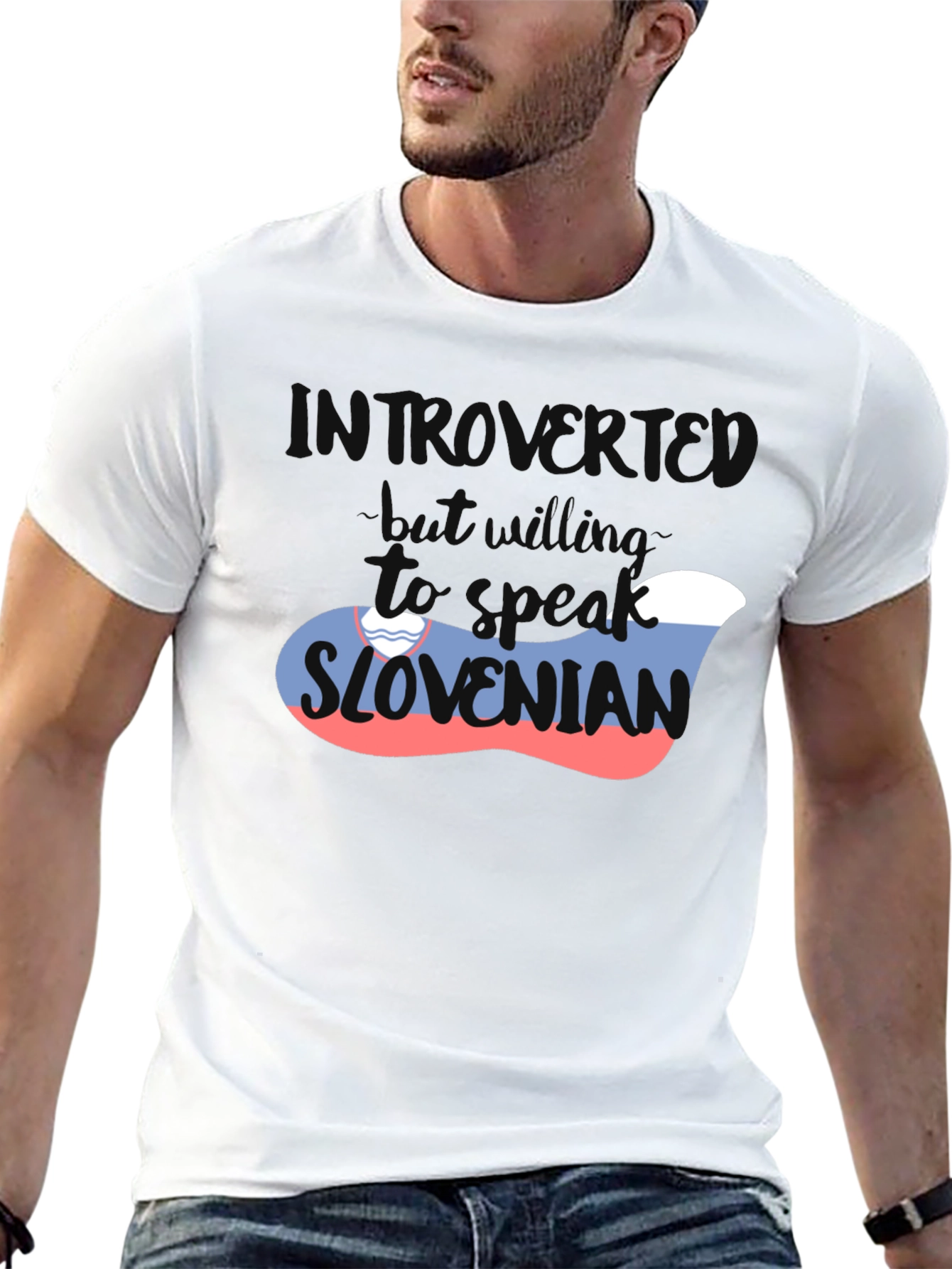 Introvert But Willing To Speak Slovenian T-Shirt