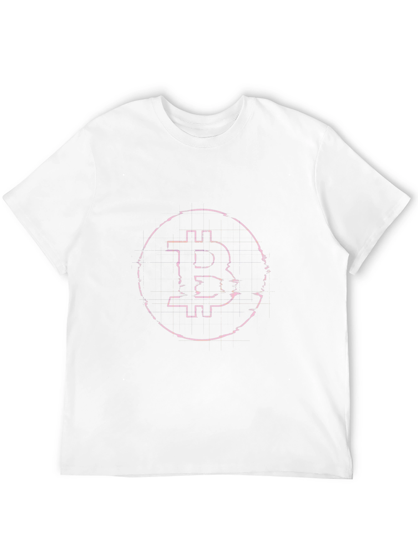 Bitcoin Distressed Logo Black T-Shirt