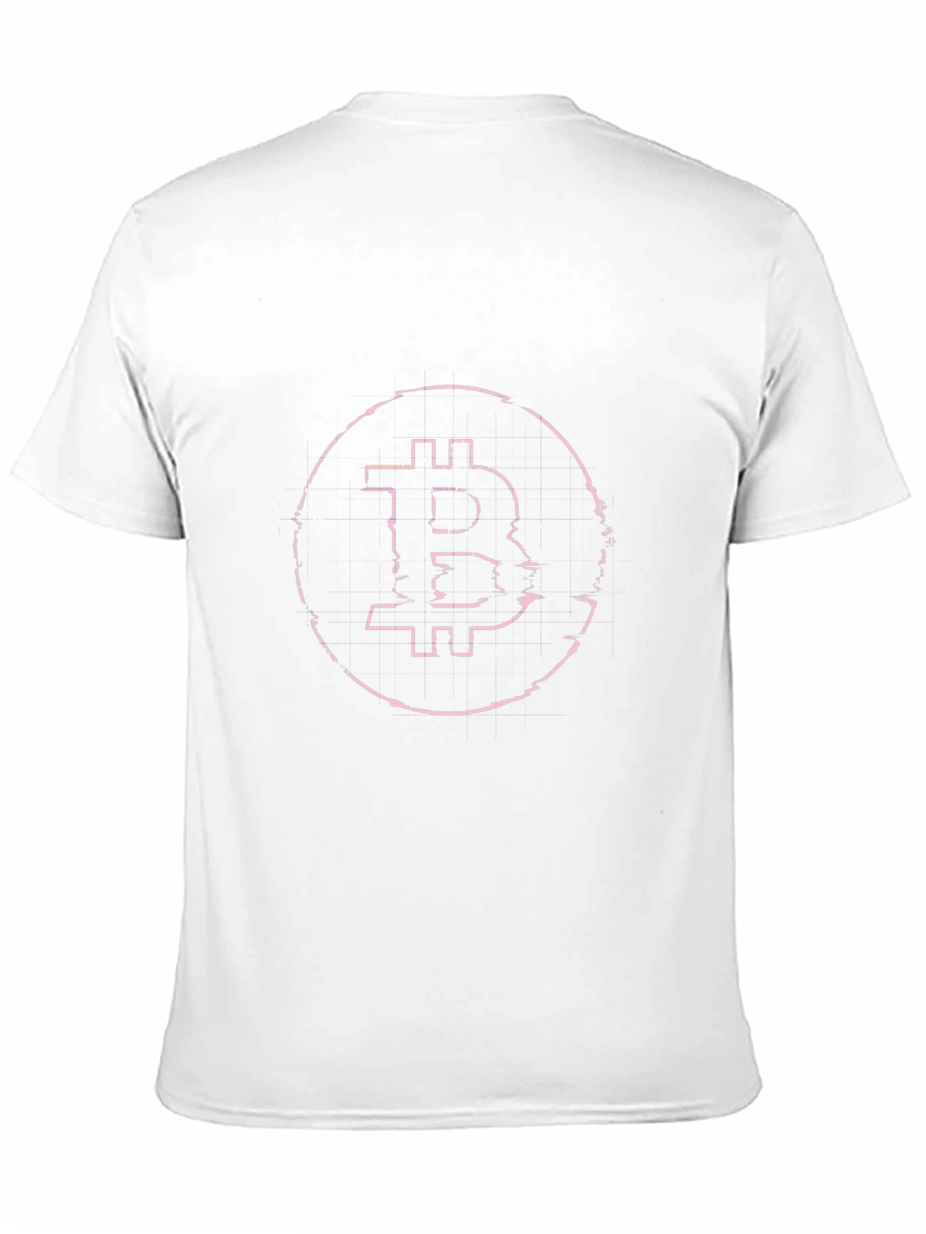 Bitcoin Distressed Logo Black T-Shirt