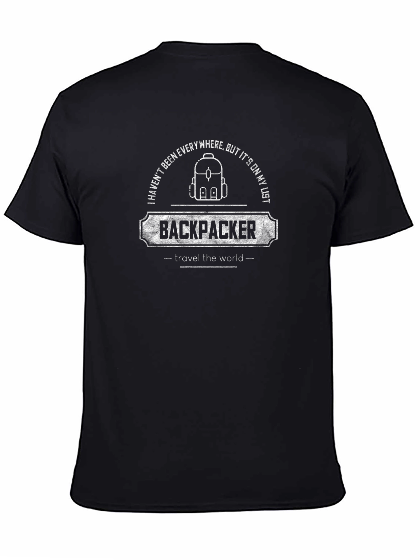 Backpacker Travel T-Shirt - Adventure Awaits!