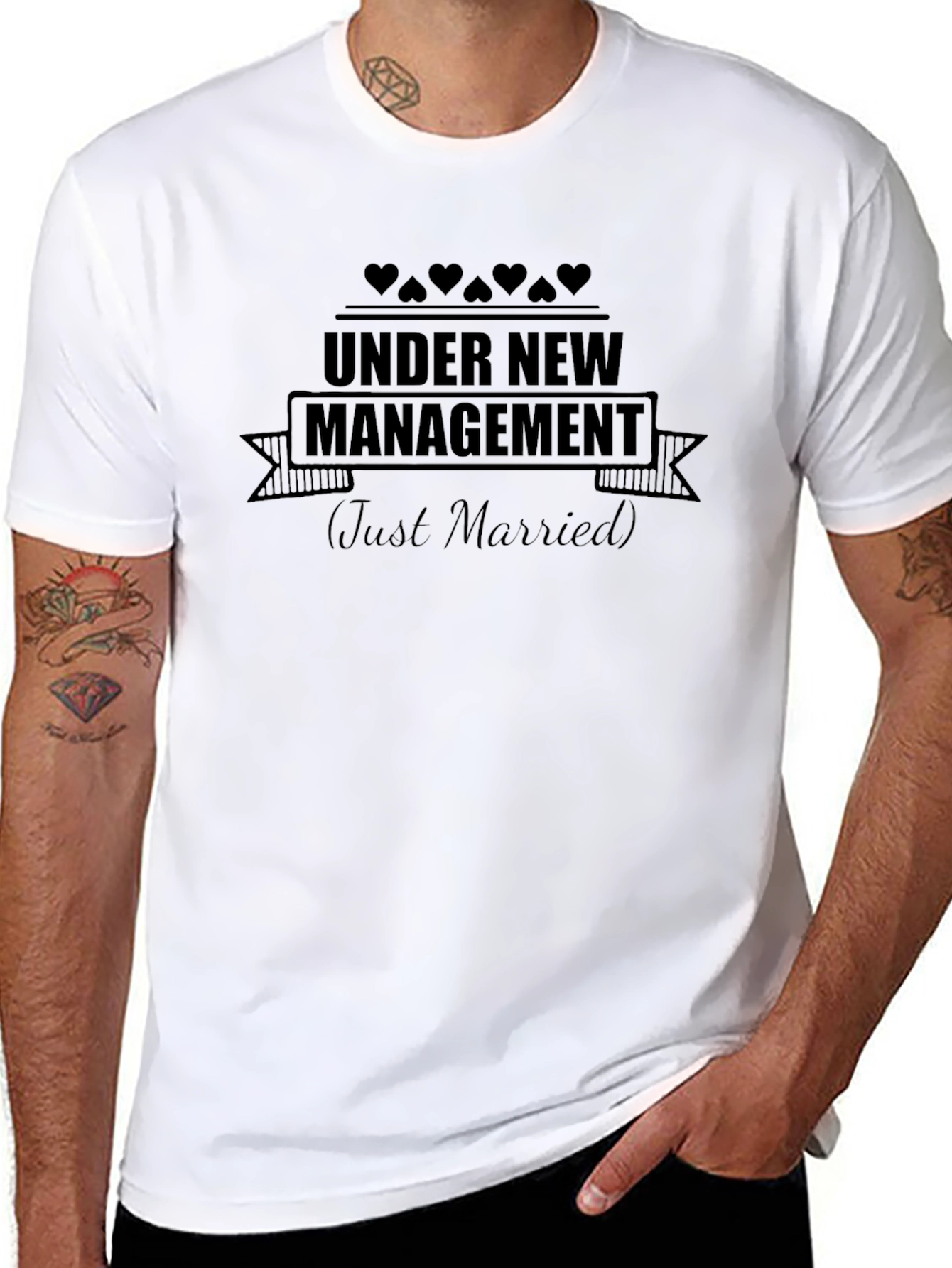 Under New Management Just Married T-Shirt