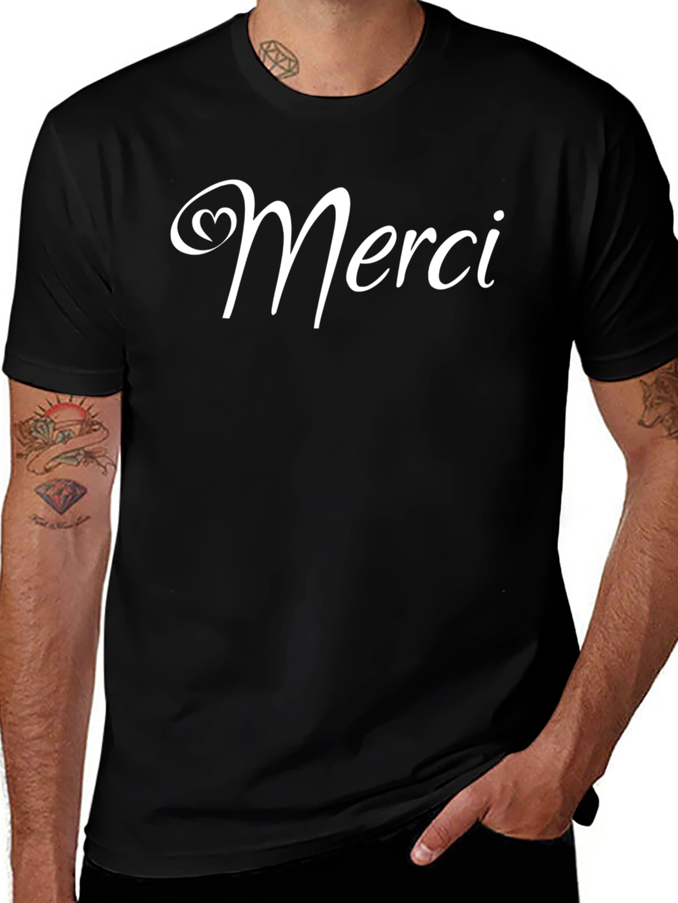 Merci Graphic T-Shirt - Stylish Casual Wear