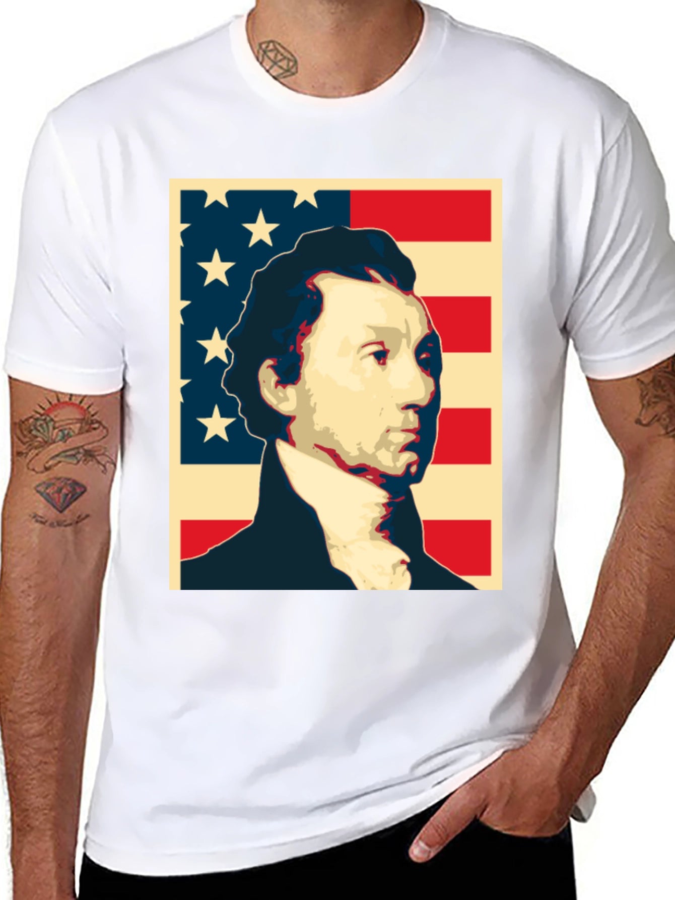Patriotic Graphic T-Shirt - American History Design