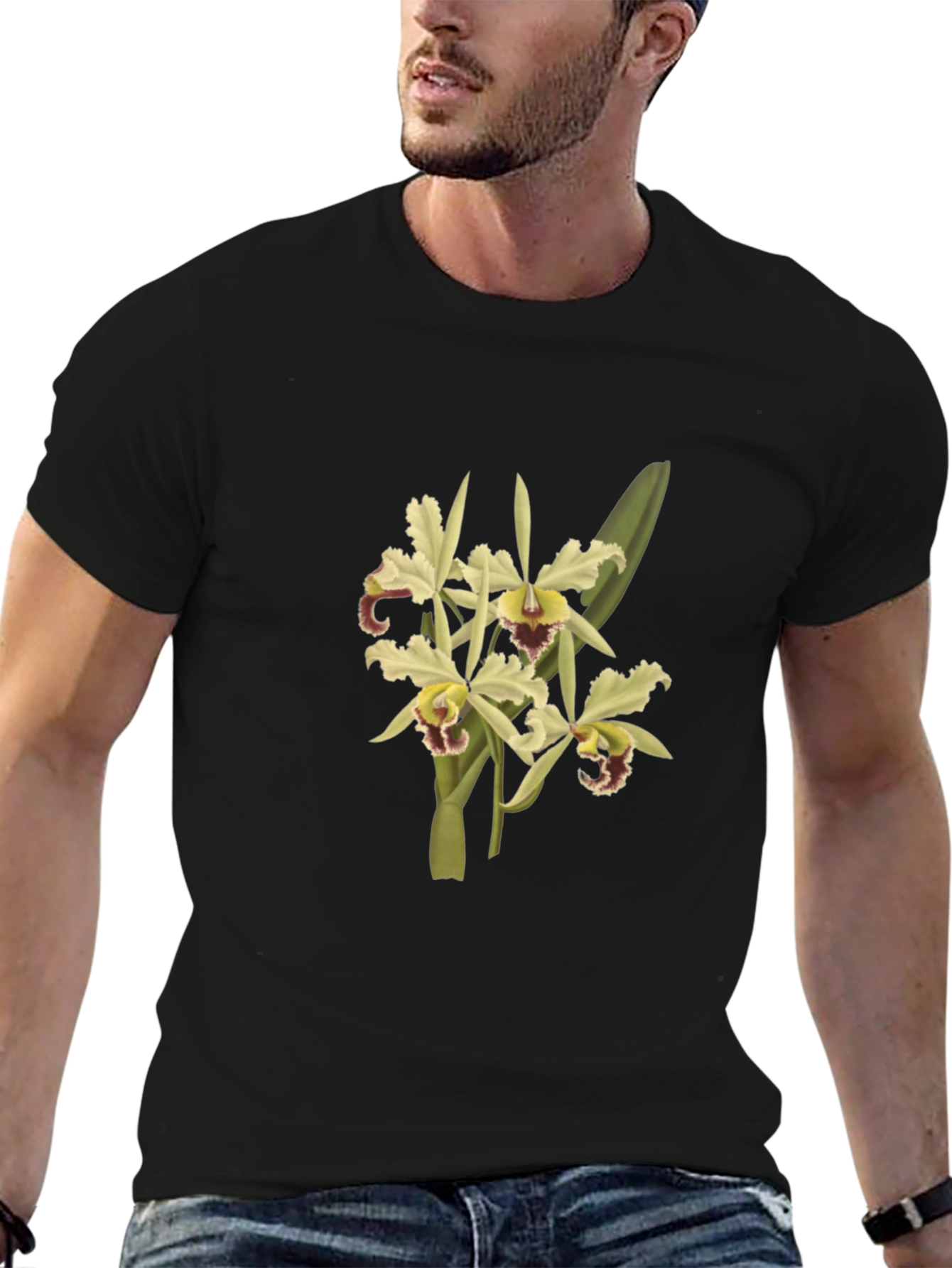 Floral Print Crew Neck T-Shirt