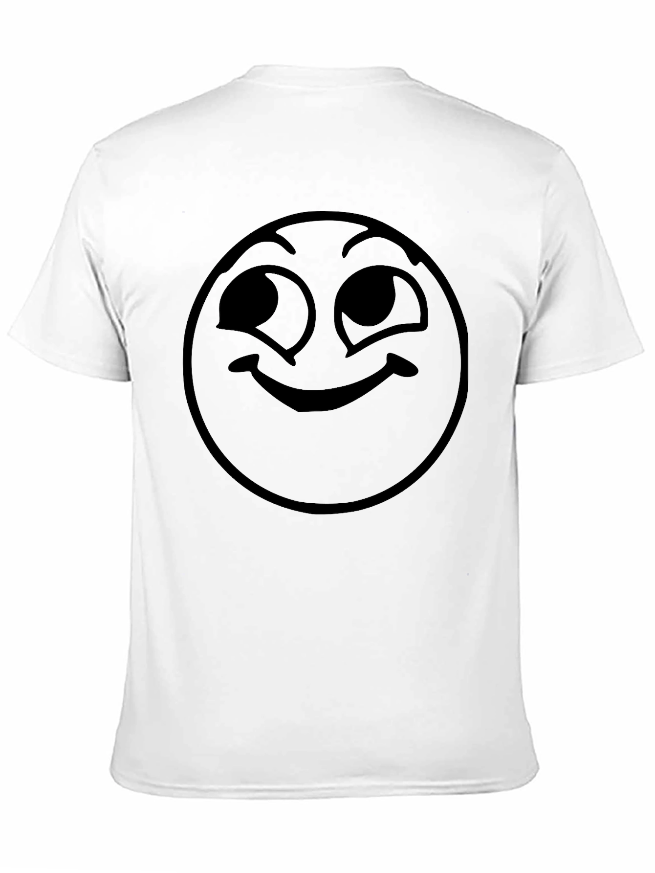 Smirking Emoji Black T-Shirt - Express Yourself!