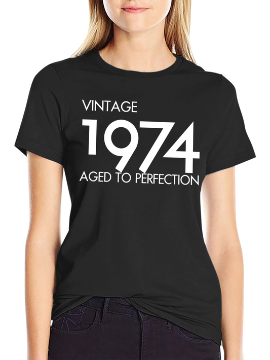 Vintage 1974 Aged to Perfection T-Shirt