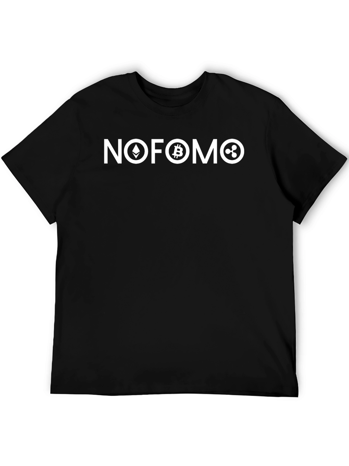 NOFOMO Crypto T-Shirt - Bitcoin Ethereum Ripple
