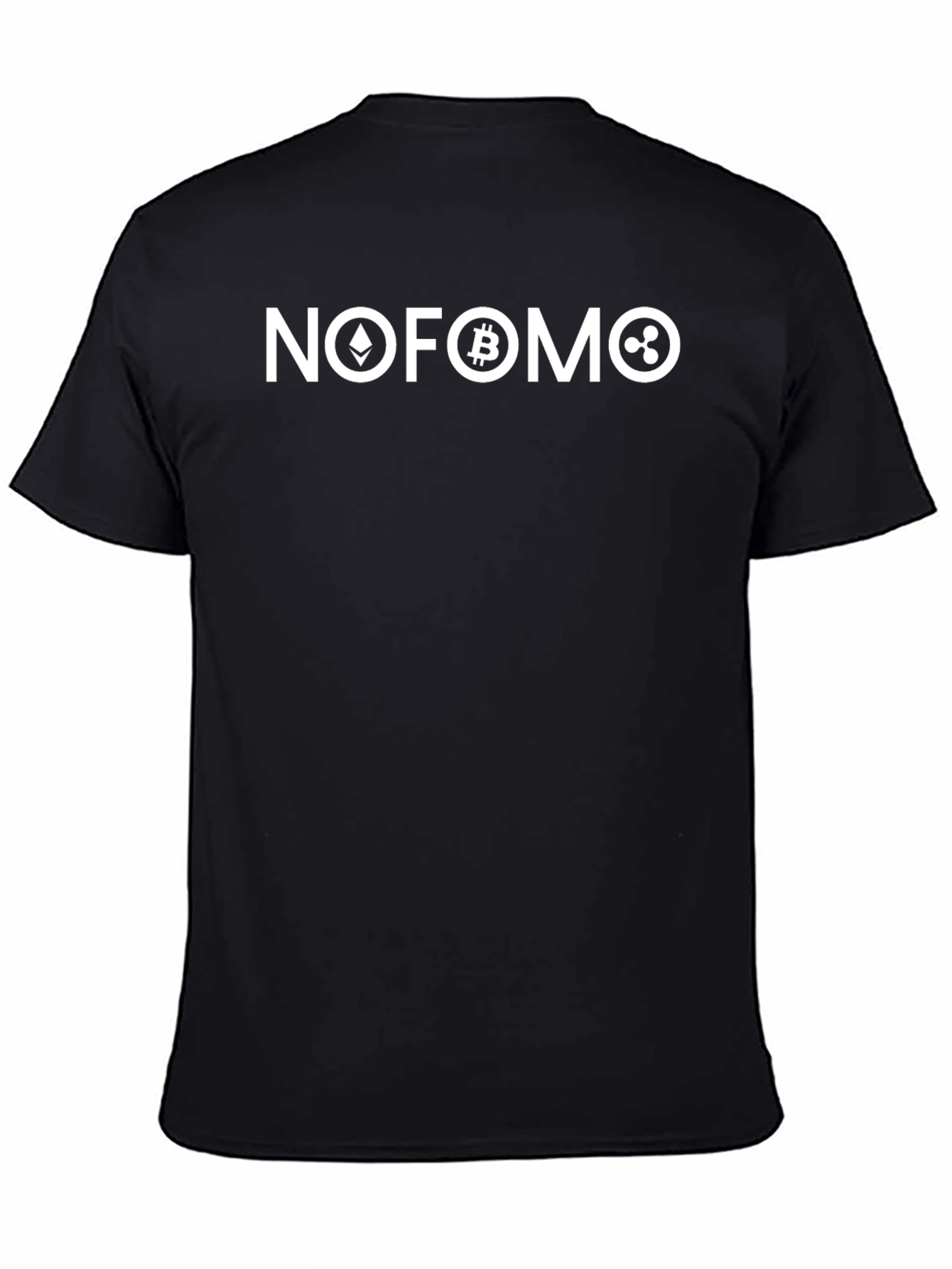 NOFOMO Crypto T-Shirt - Bitcoin Ethereum Ripple